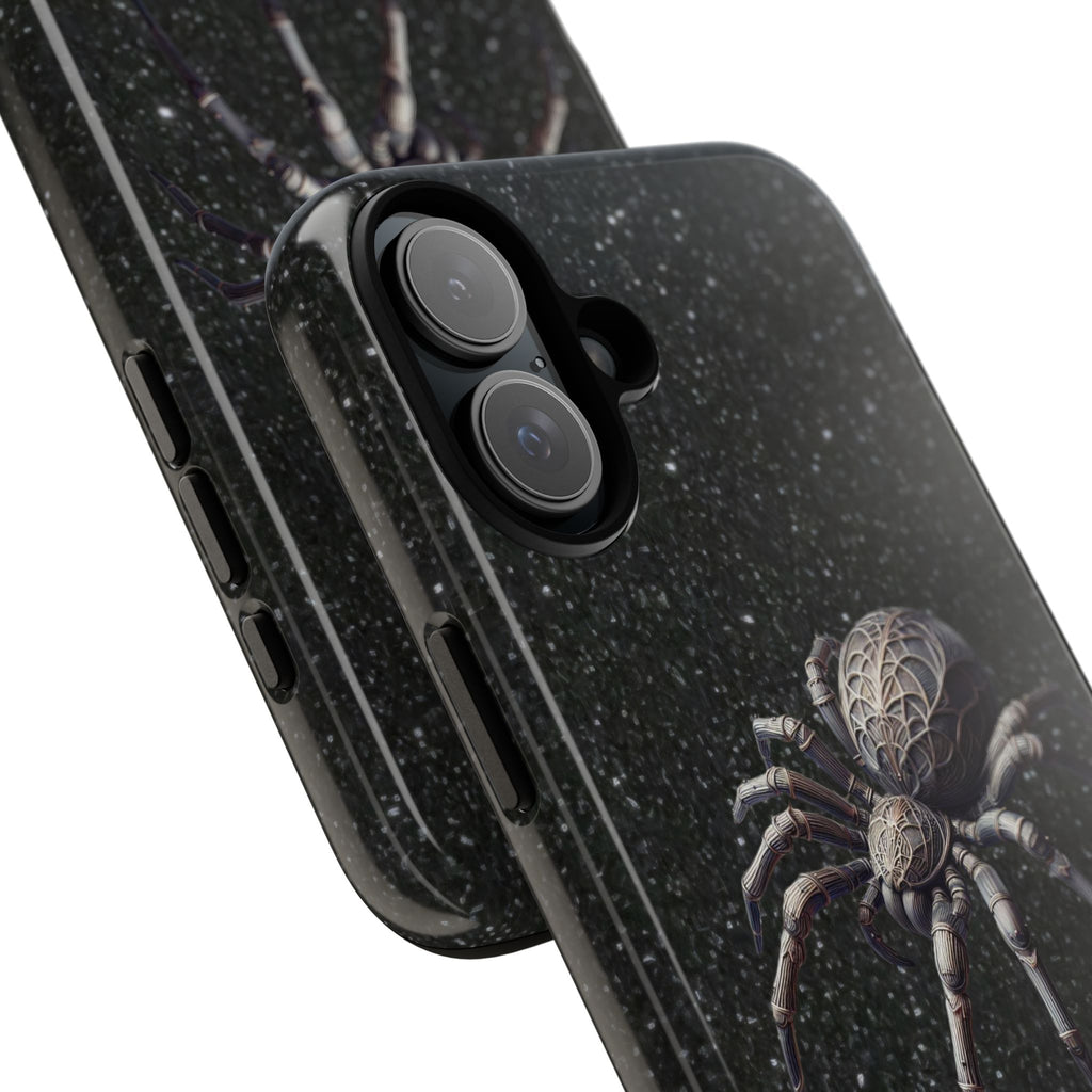 Spider Night Tough Phone Case — Dark Space Tarantula iPhone Cover Printify