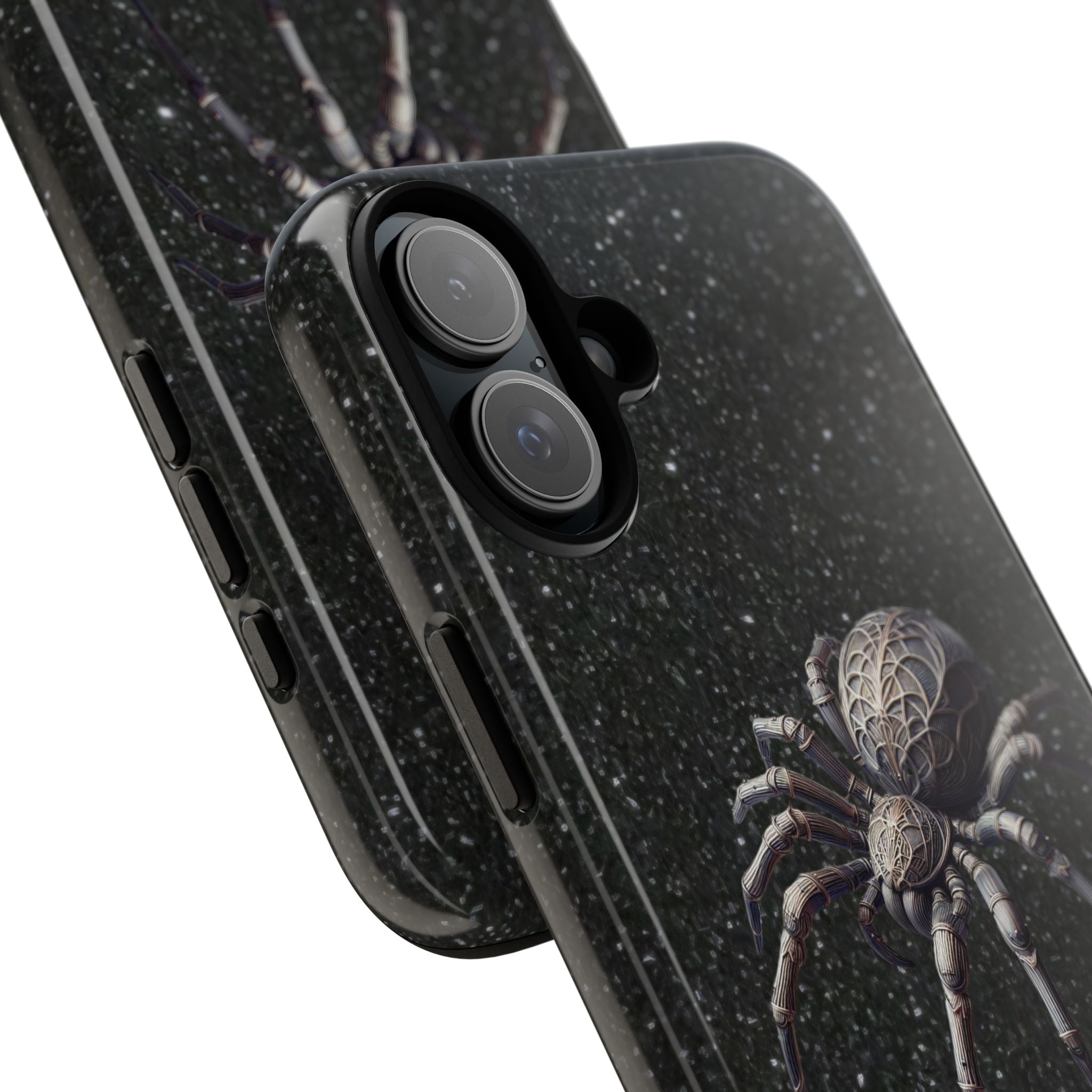 Spider Night Tough Phone Case — Dark Space Tarantula iPhone Cover Printify