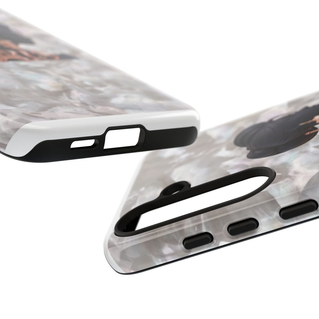 Paris Silhouette Pearl Phone Case — Tough Protective Smartphone Cover Printify