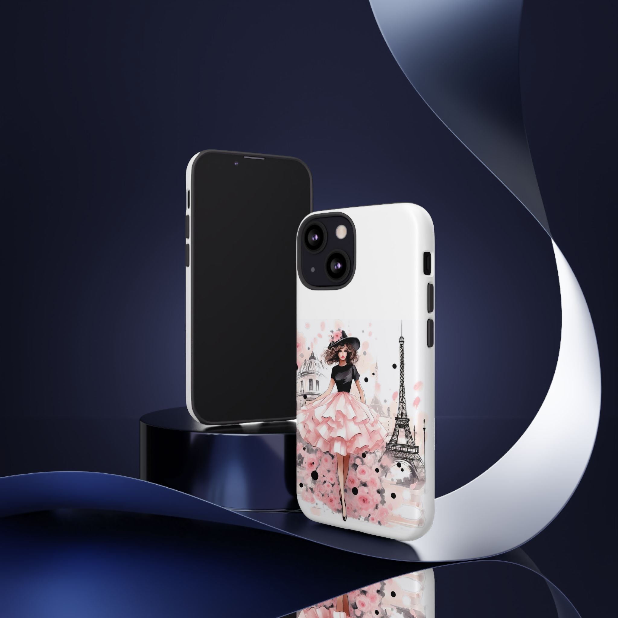 Paris Fashion Illustration Phone Case | Tough Case Printify