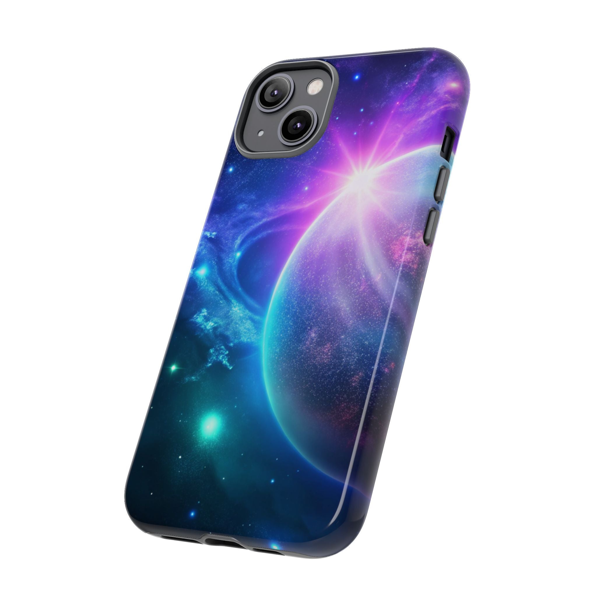 Galaxy Nebula Space Phone Case | Planet Sparkle Tough Case Printify