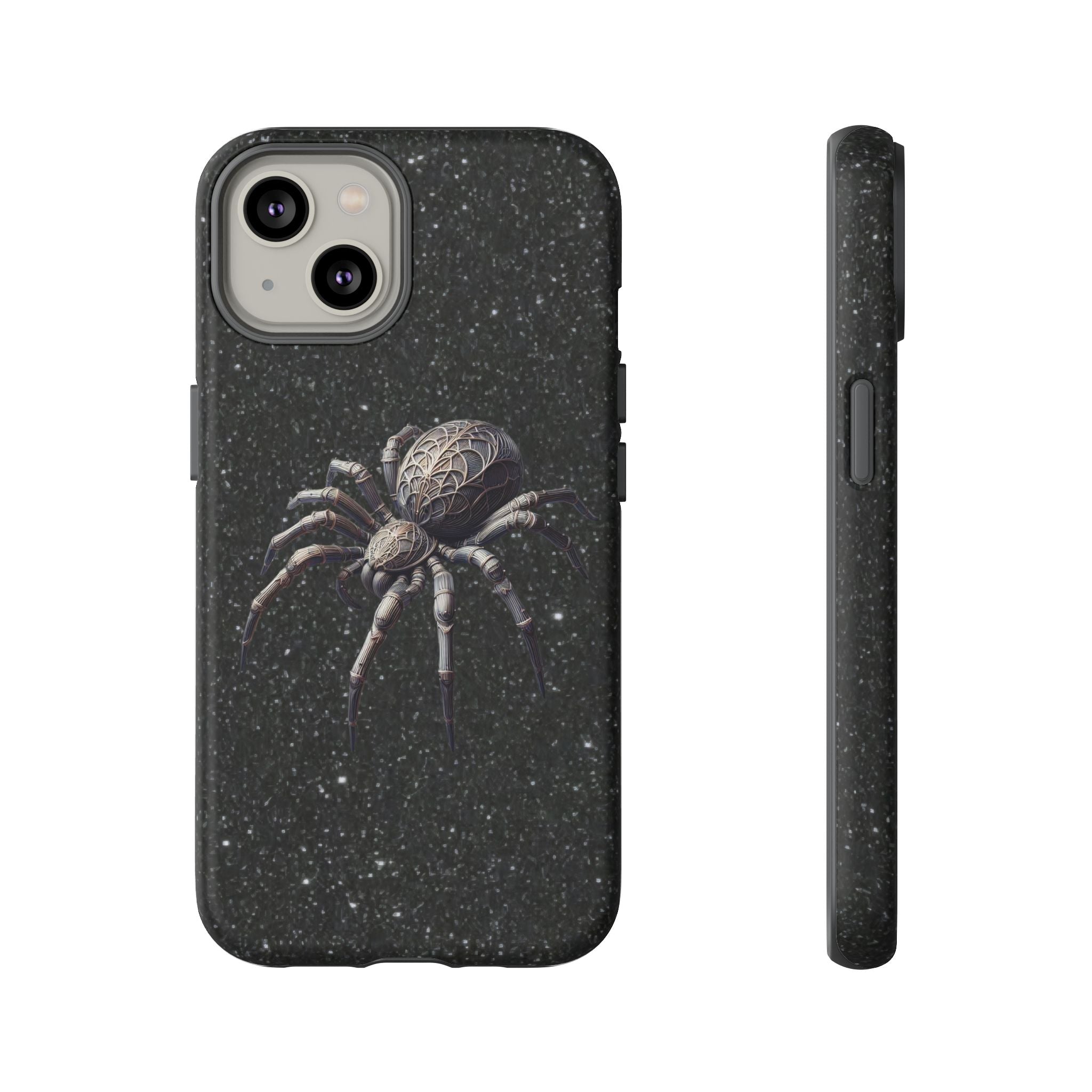 Spider Night Tough Phone Case — Dark Space Tarantula iPhone Cover Printify