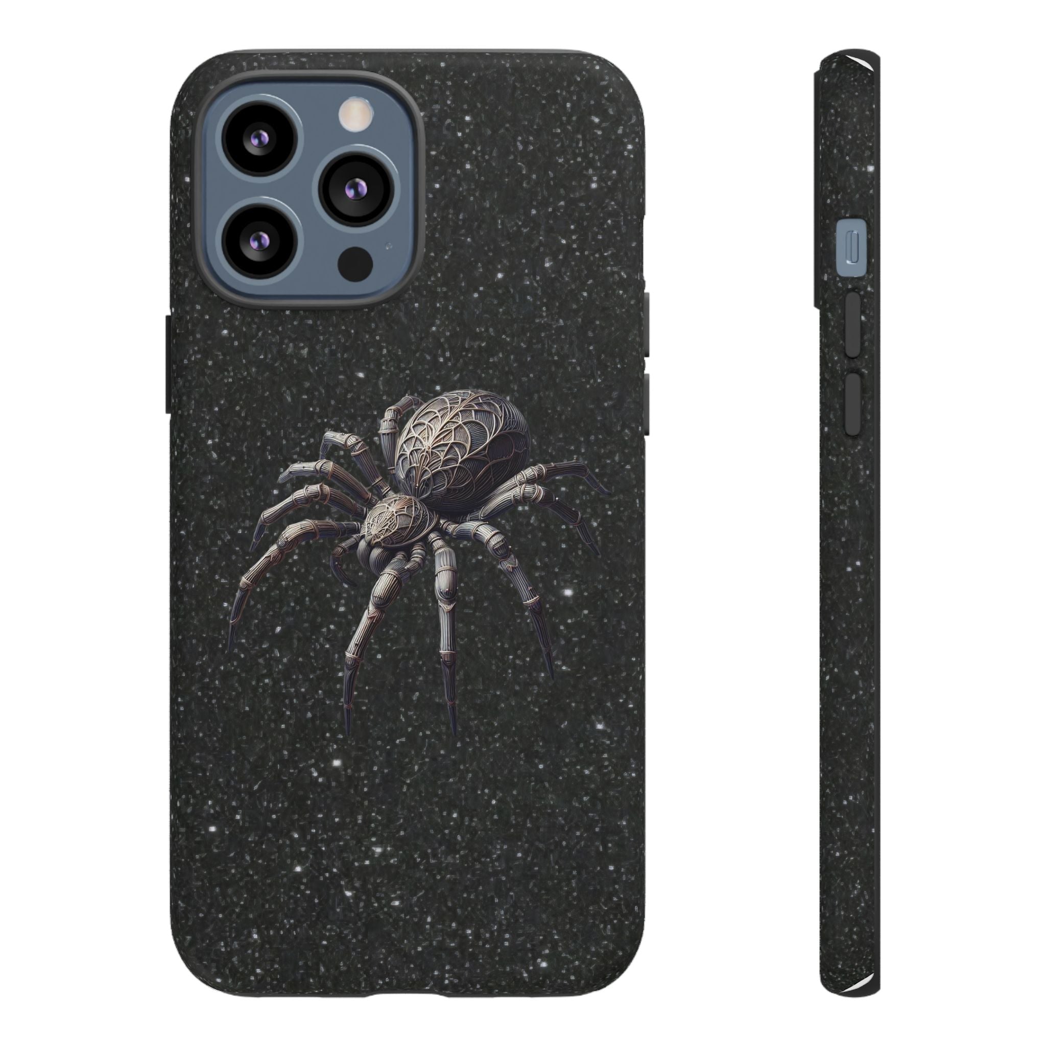 Spider Night Tough Phone Case — Dark Space Tarantula iPhone Cover Printify