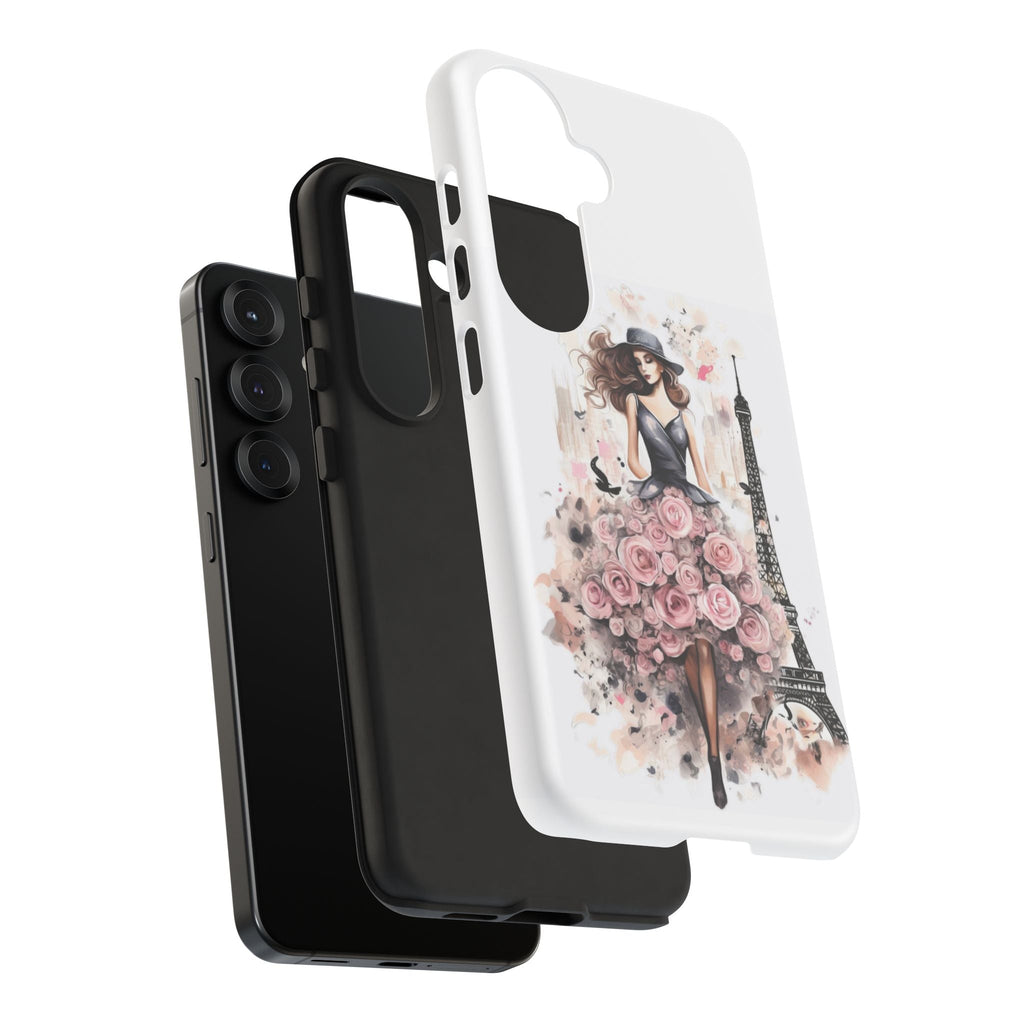 Parisian Rose Dress phone case | iPhone & Samsung slim protective case Printify
