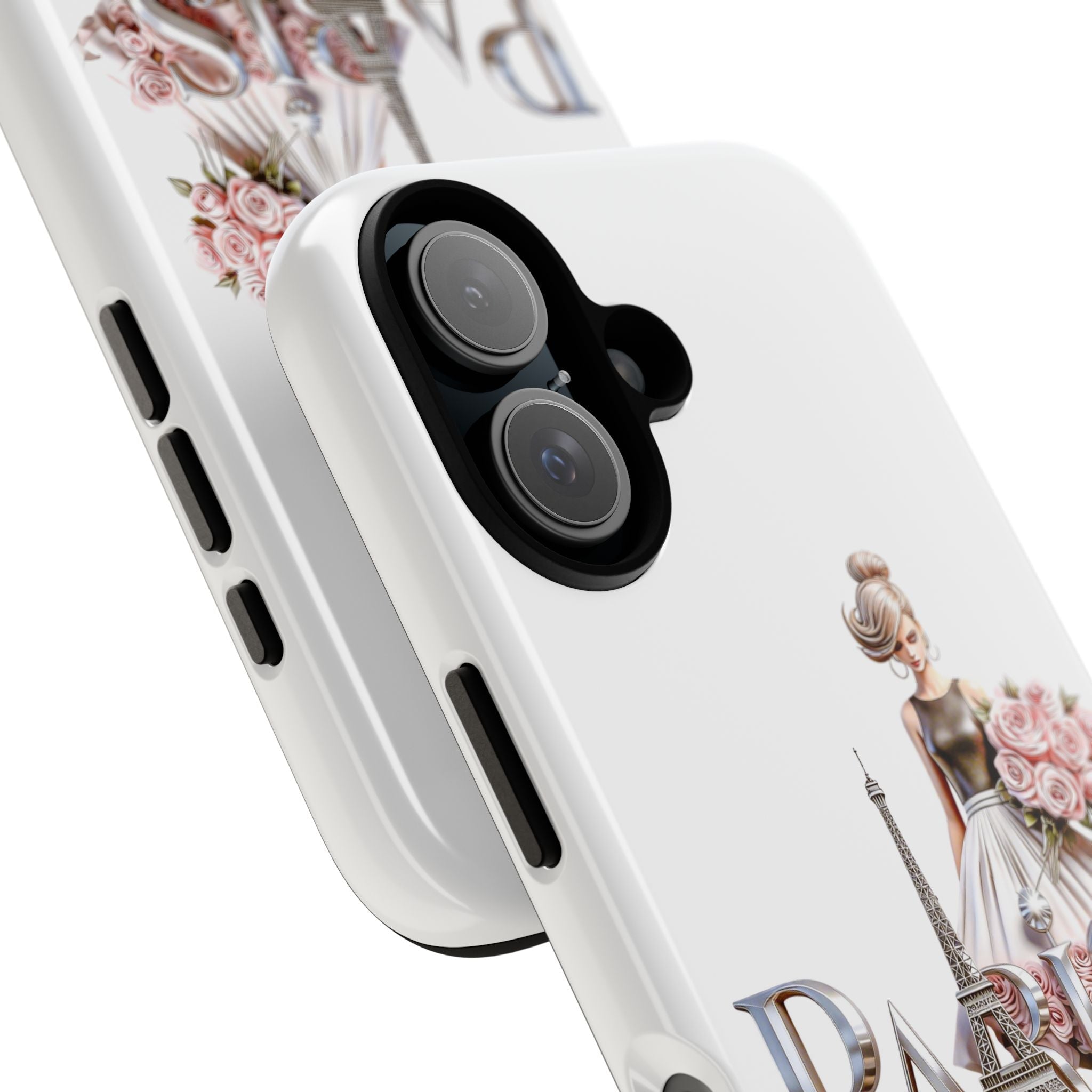 Phone Case | Eiffel Tower Floral Fashion Design Printify