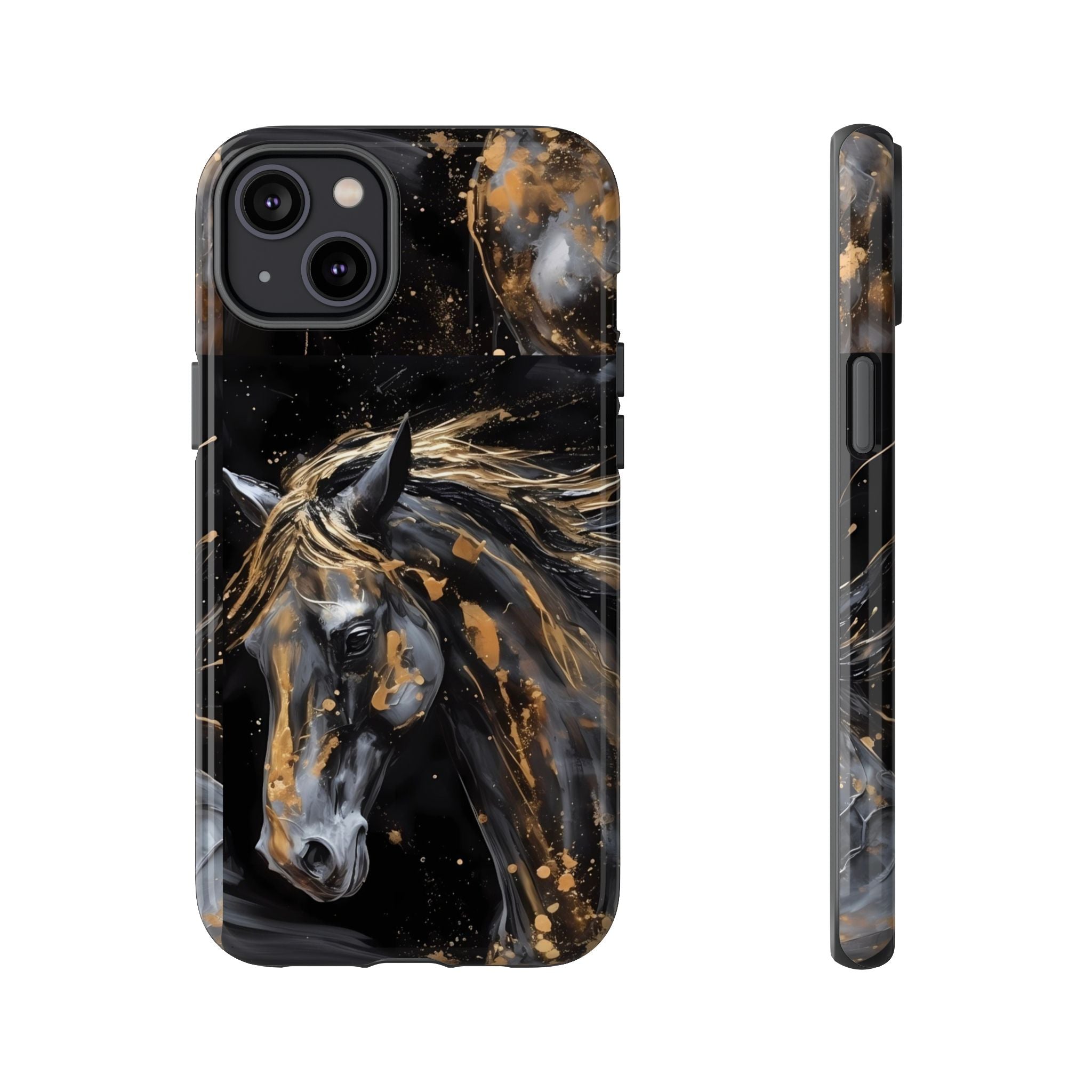 Golden Paint Horse Phone Case | Tough Case Printify