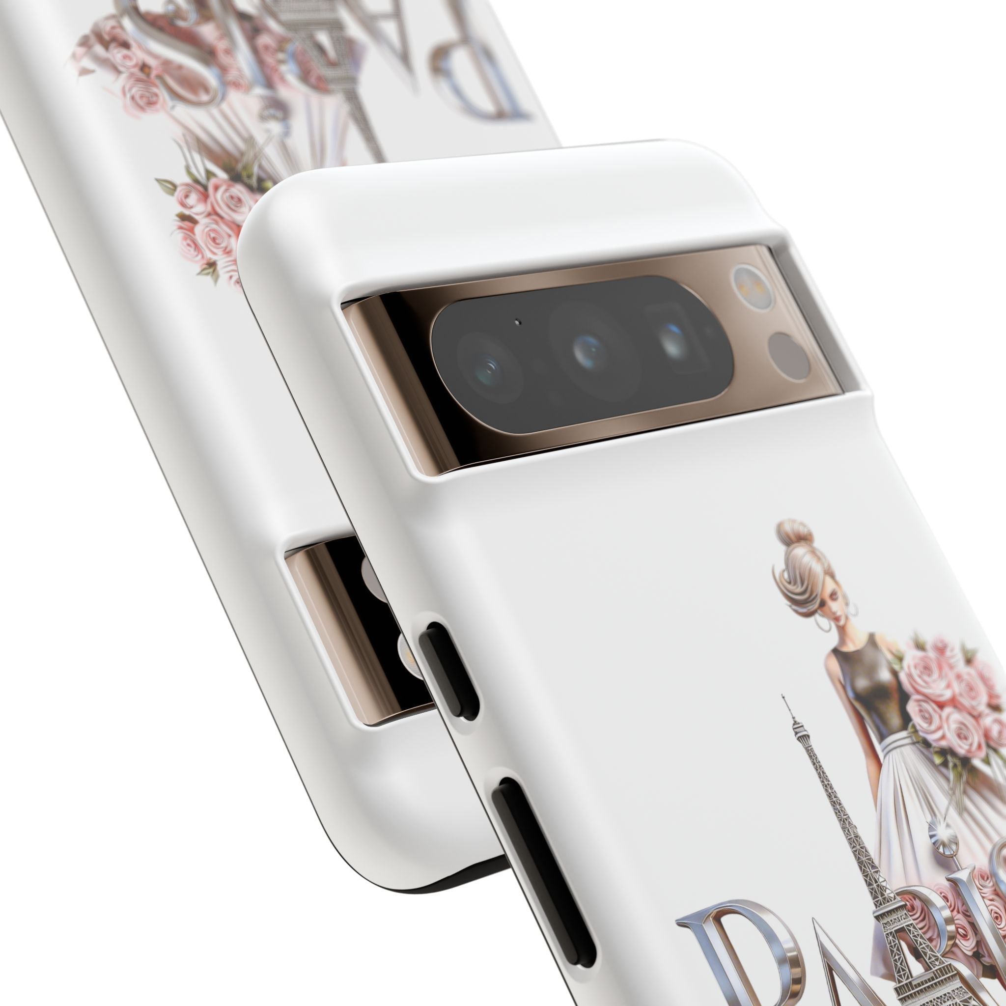 Phone Case | Eiffel Tower Floral Fashion Design Printify
