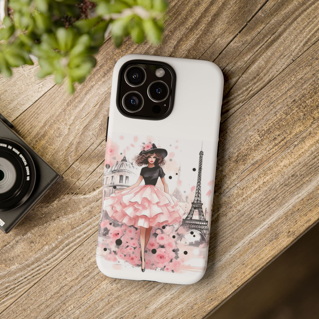 Paris Fashion Illustration Phone Case | Tough Case Printify