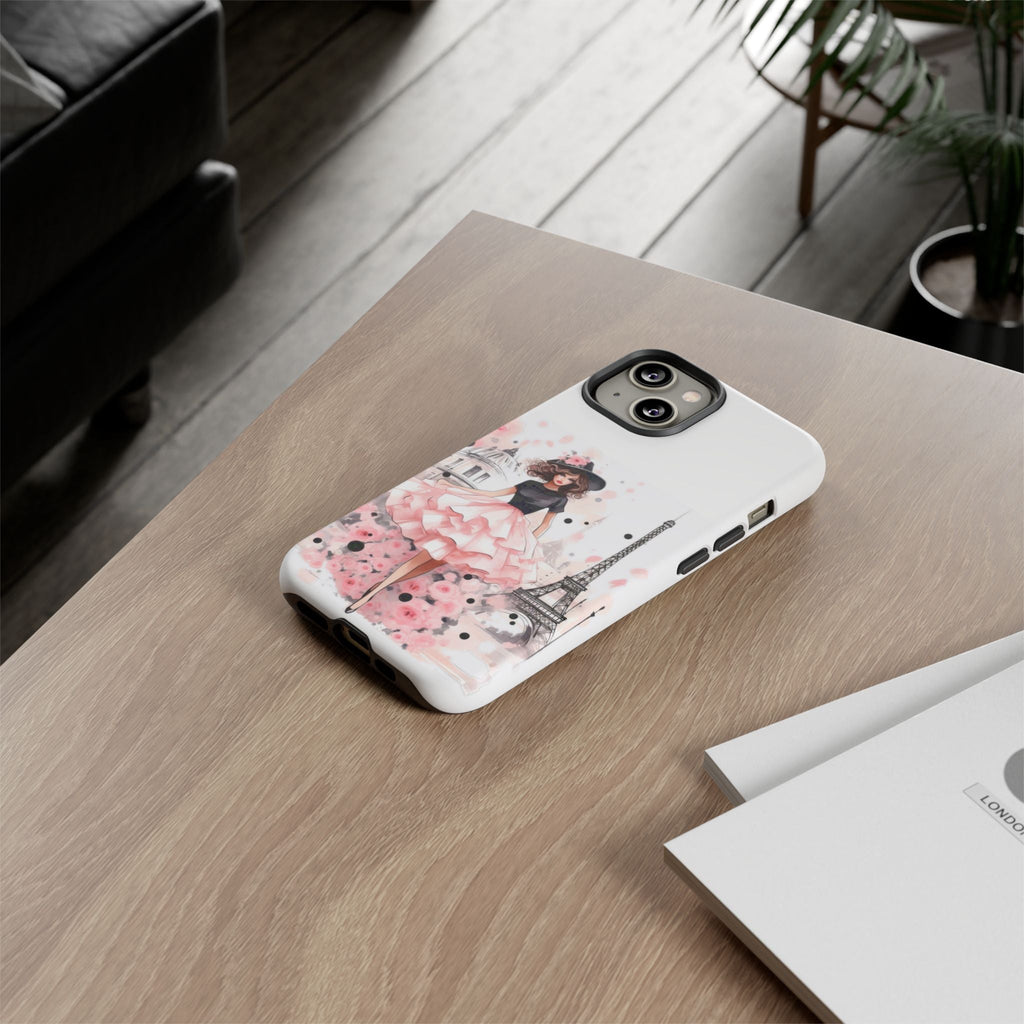 Paris Fashion Illustration Phone Case | Tough Case Printify