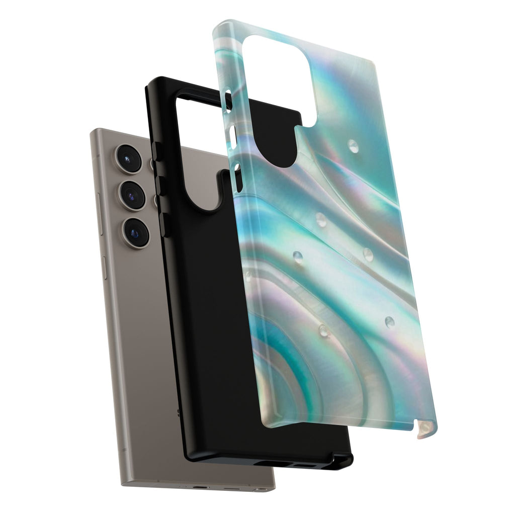 Iridescent Pearl Wave phone case | Tough Cases Printify