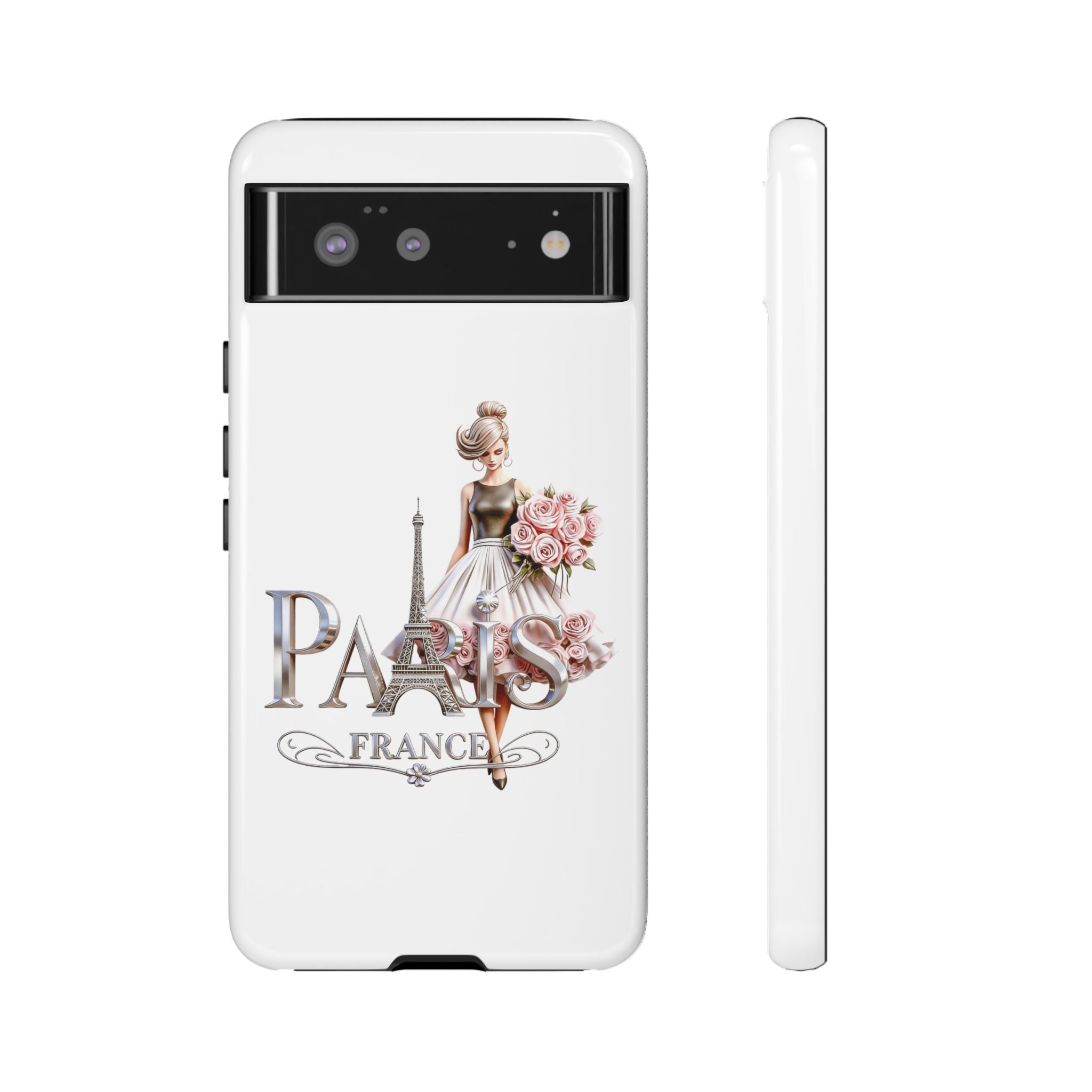 Phone Case | Eiffel Tower Floral Fashion Design Printify