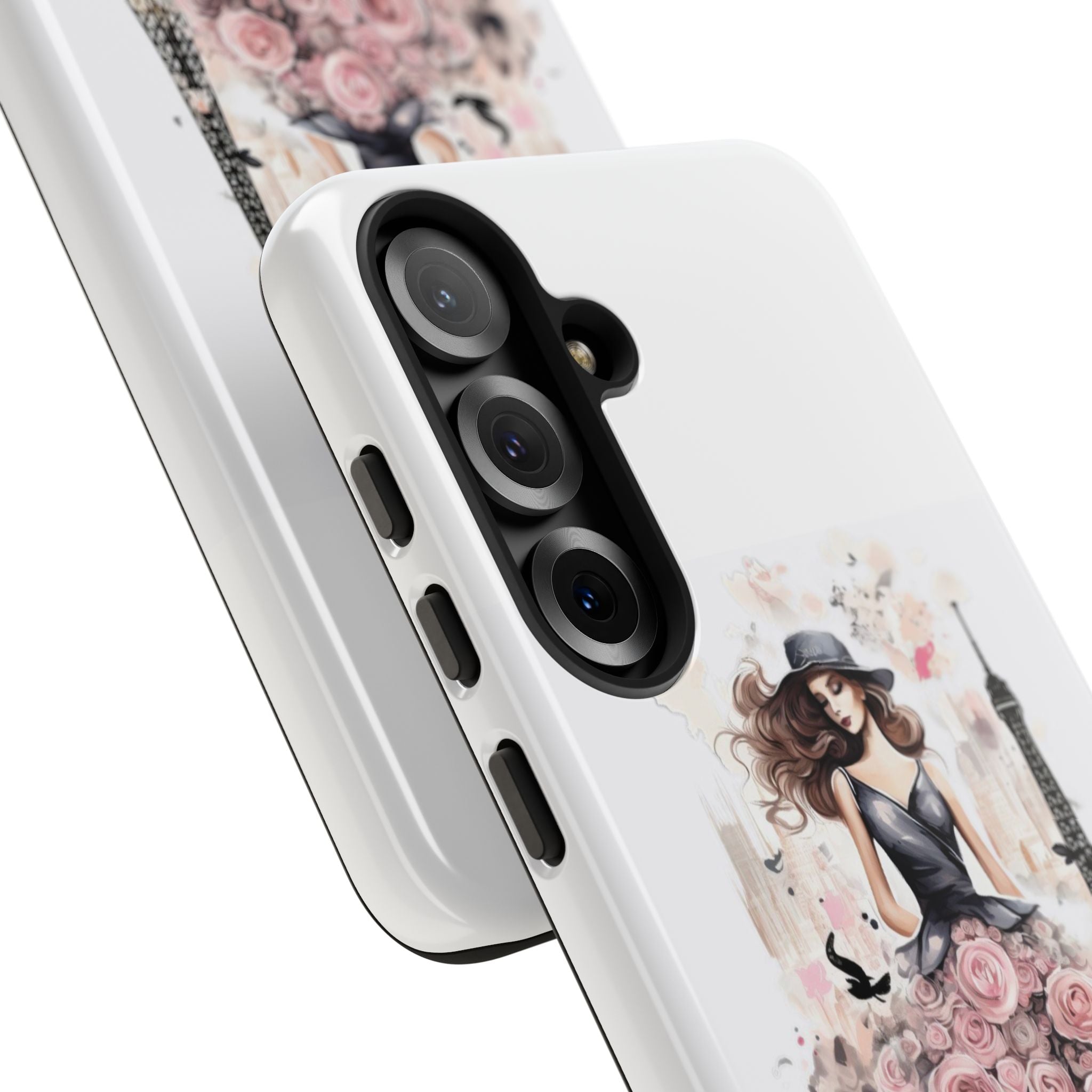 Parisian Rose Dress phone case | iPhone & Samsung slim protective case Printify