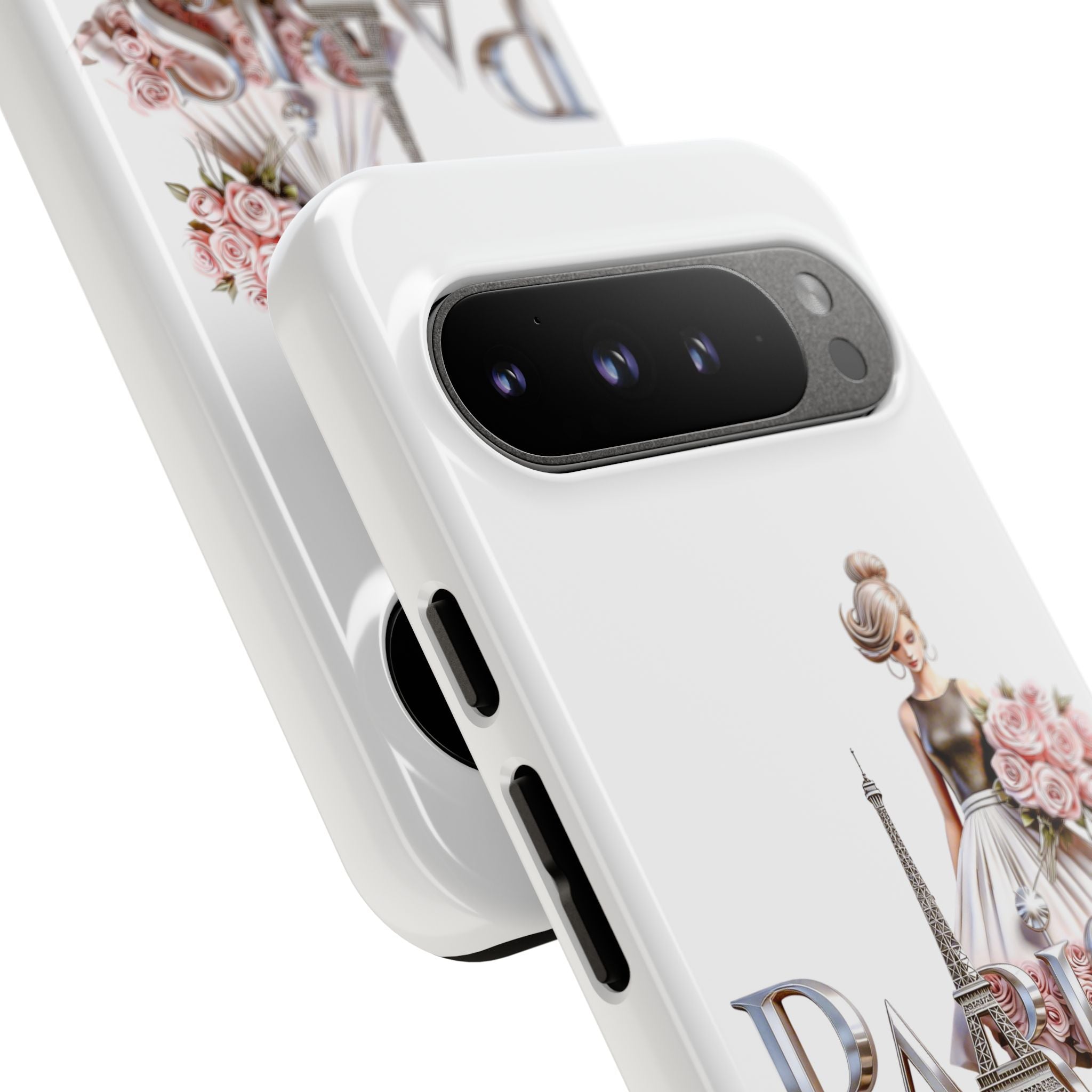 Phone Case | Eiffel Tower Floral Fashion Design Printify