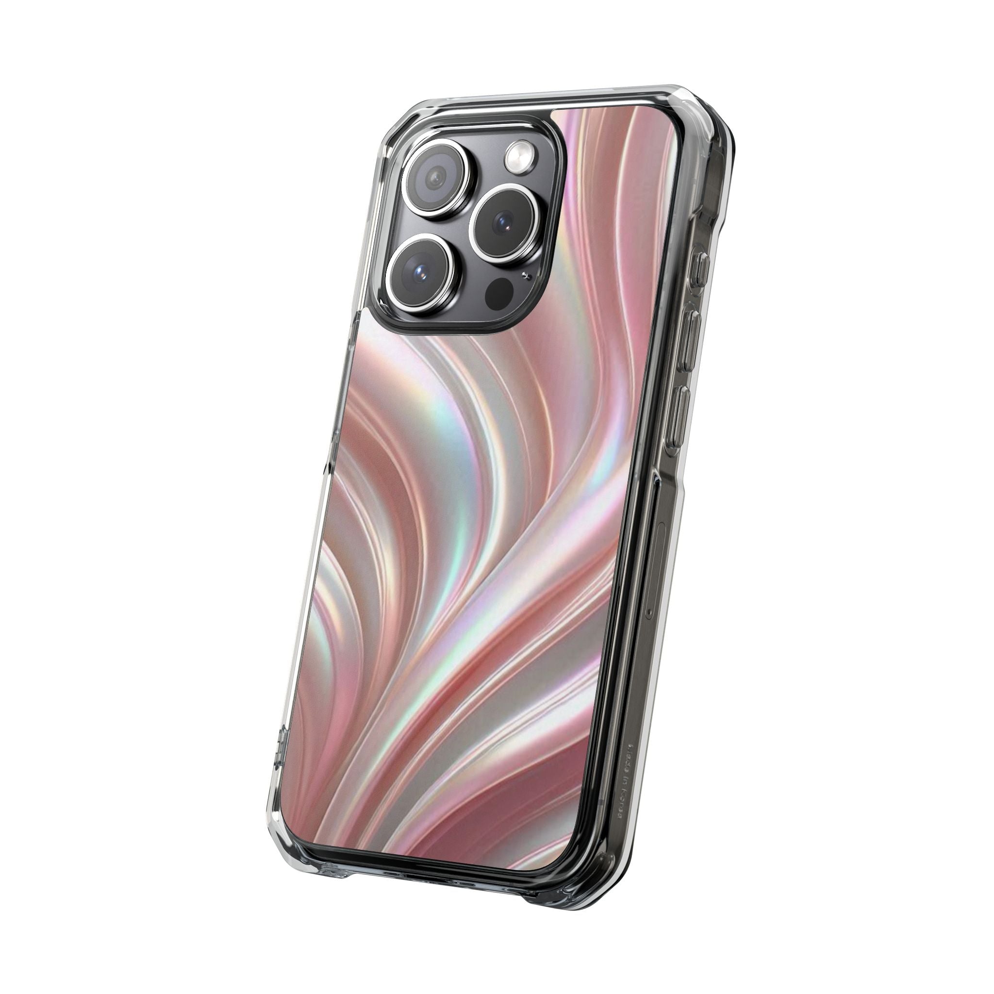Iridescent Marble Swirl Phone Case Printify