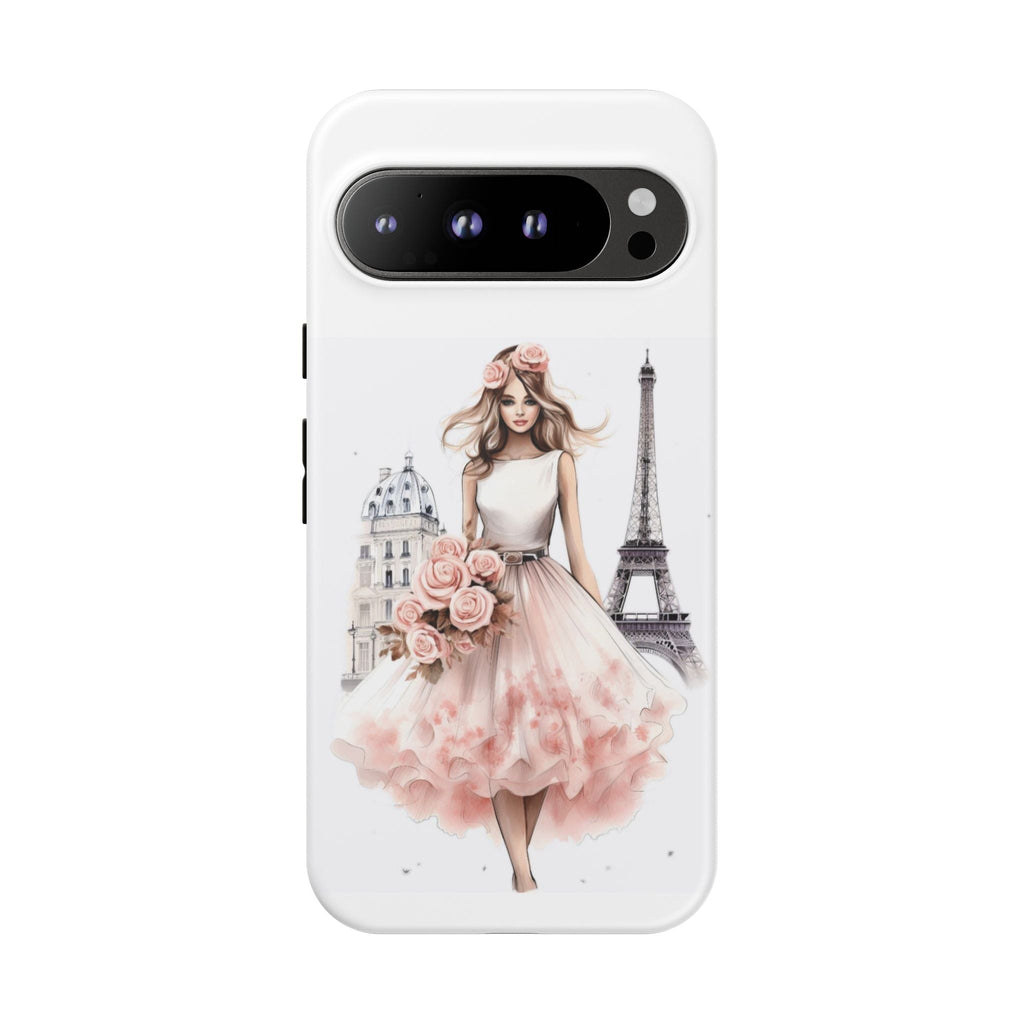 Parisian Ballerina Bouquet phone case | Tough Cases Printify