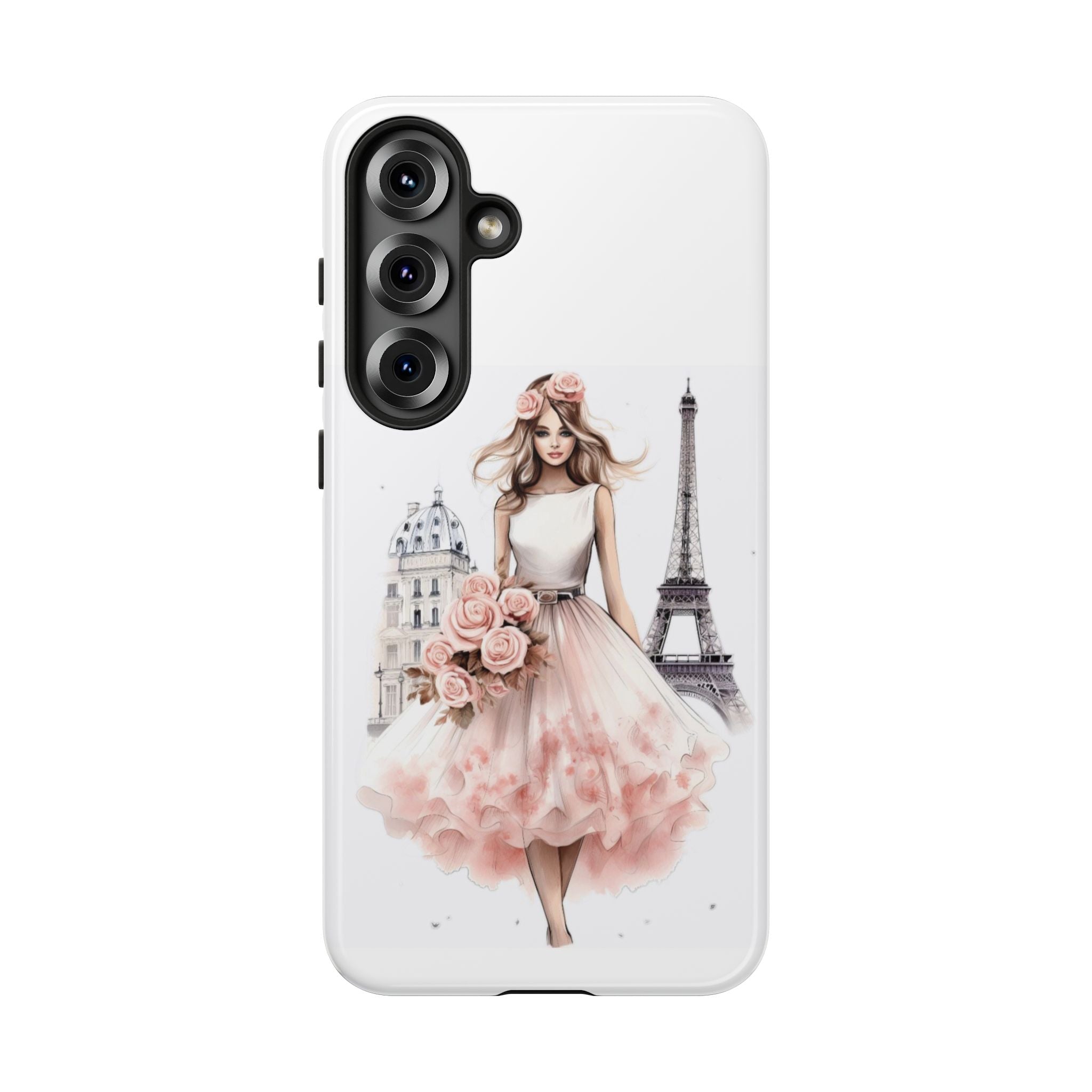 Parisian Ballerina Bouquet phone case | Tough Cases Printify