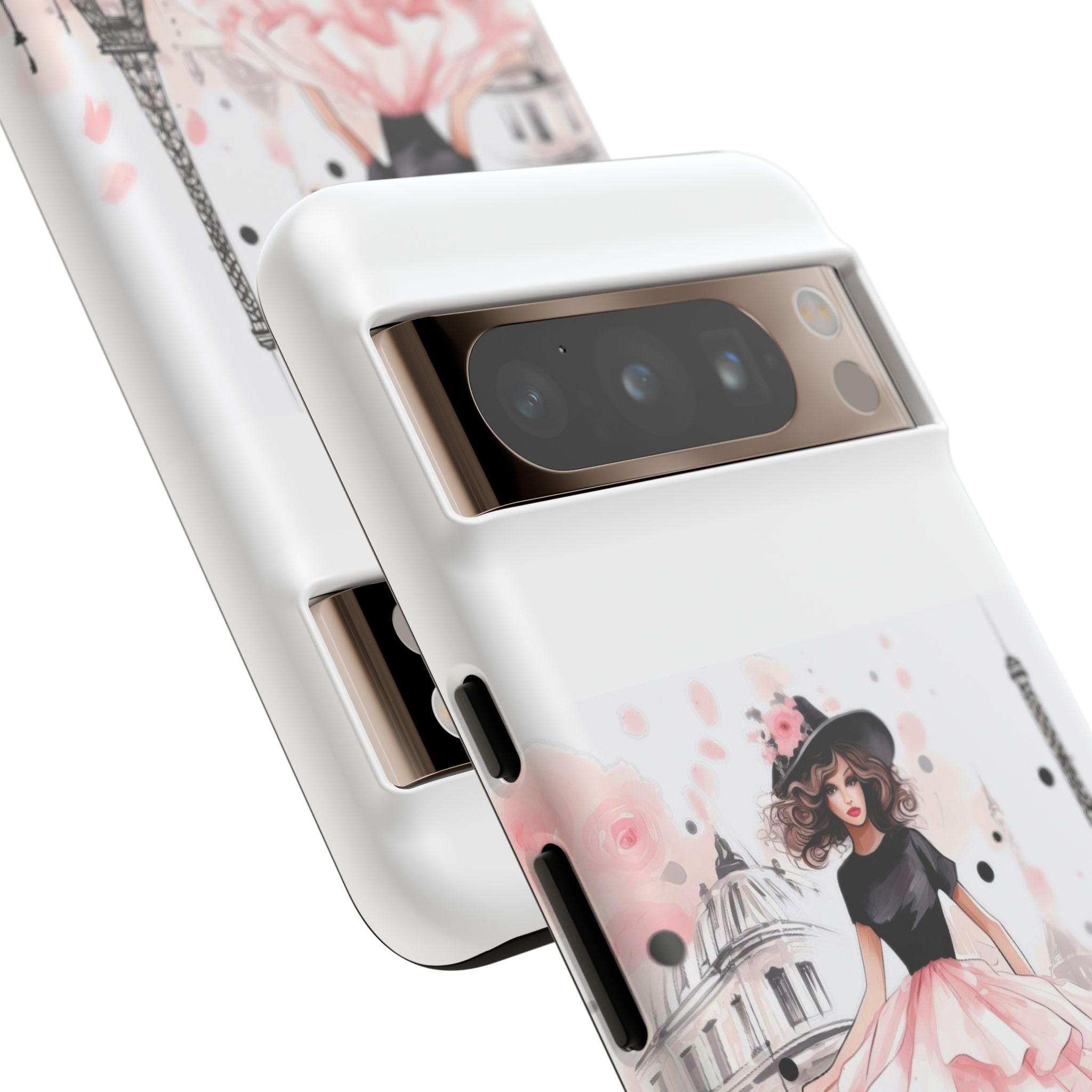 Paris Fashion Illustration Phone Case | Tough Case Printify