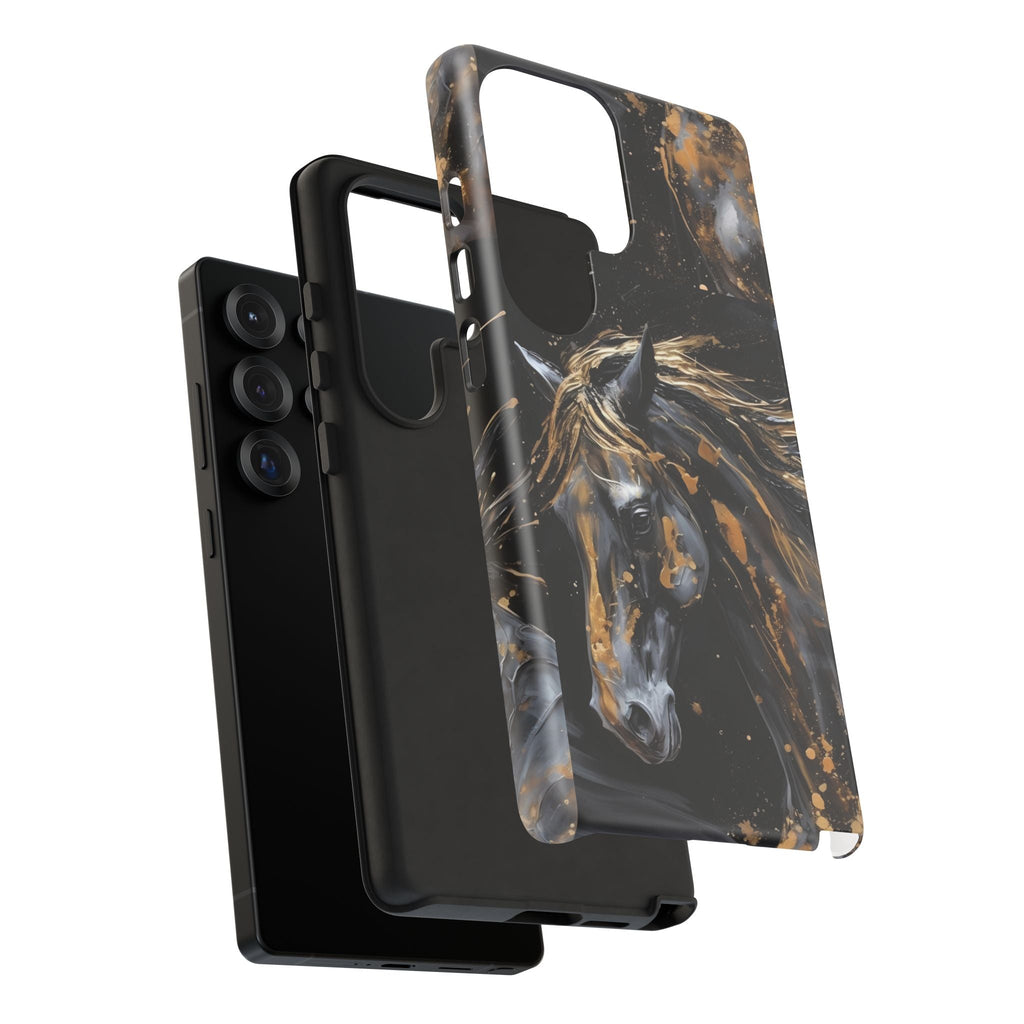 Golden Paint Horse Phone Case | Tough Case Printify