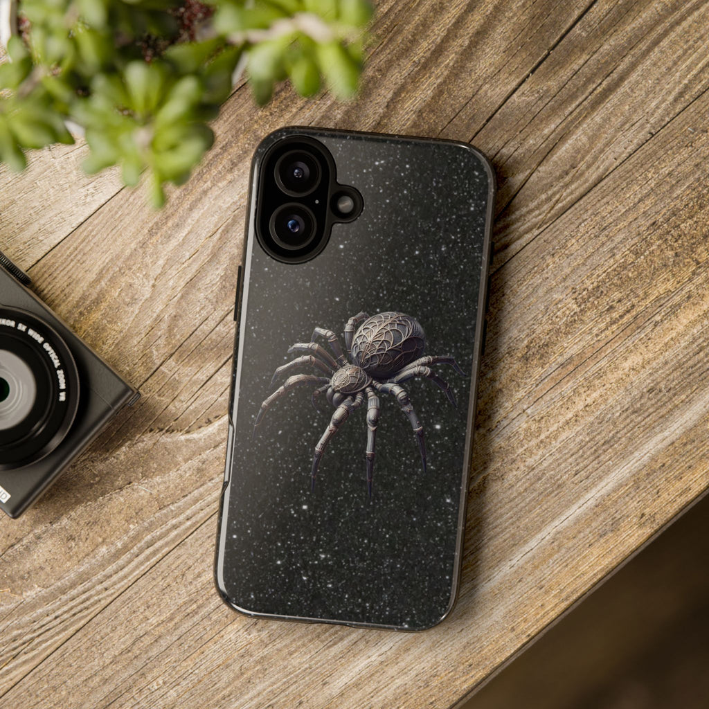 Spider Night Tough Phone Case — Dark Space Tarantula iPhone Cover Printify