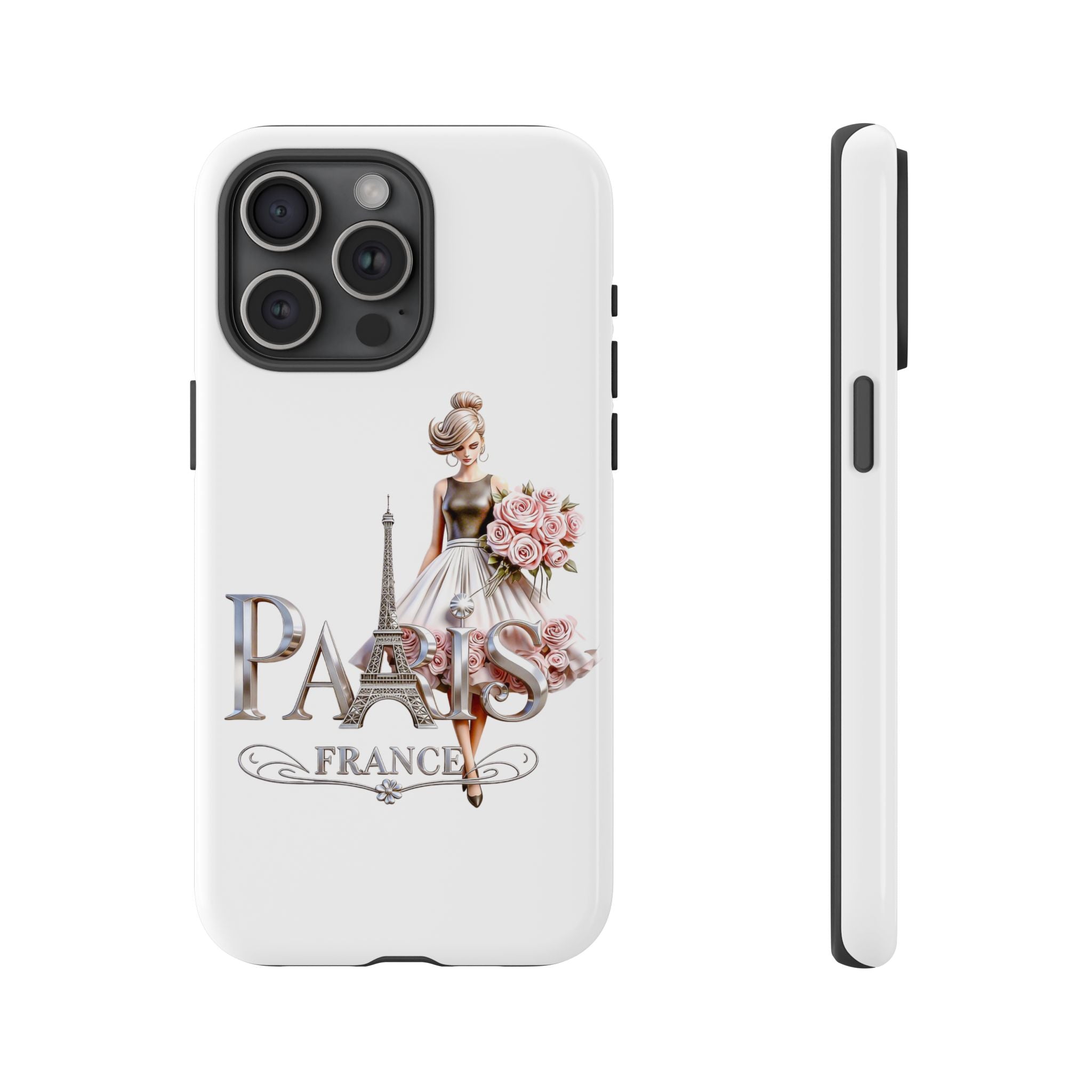 Phone Case | Eiffel Tower Floral Fashion Design Printify