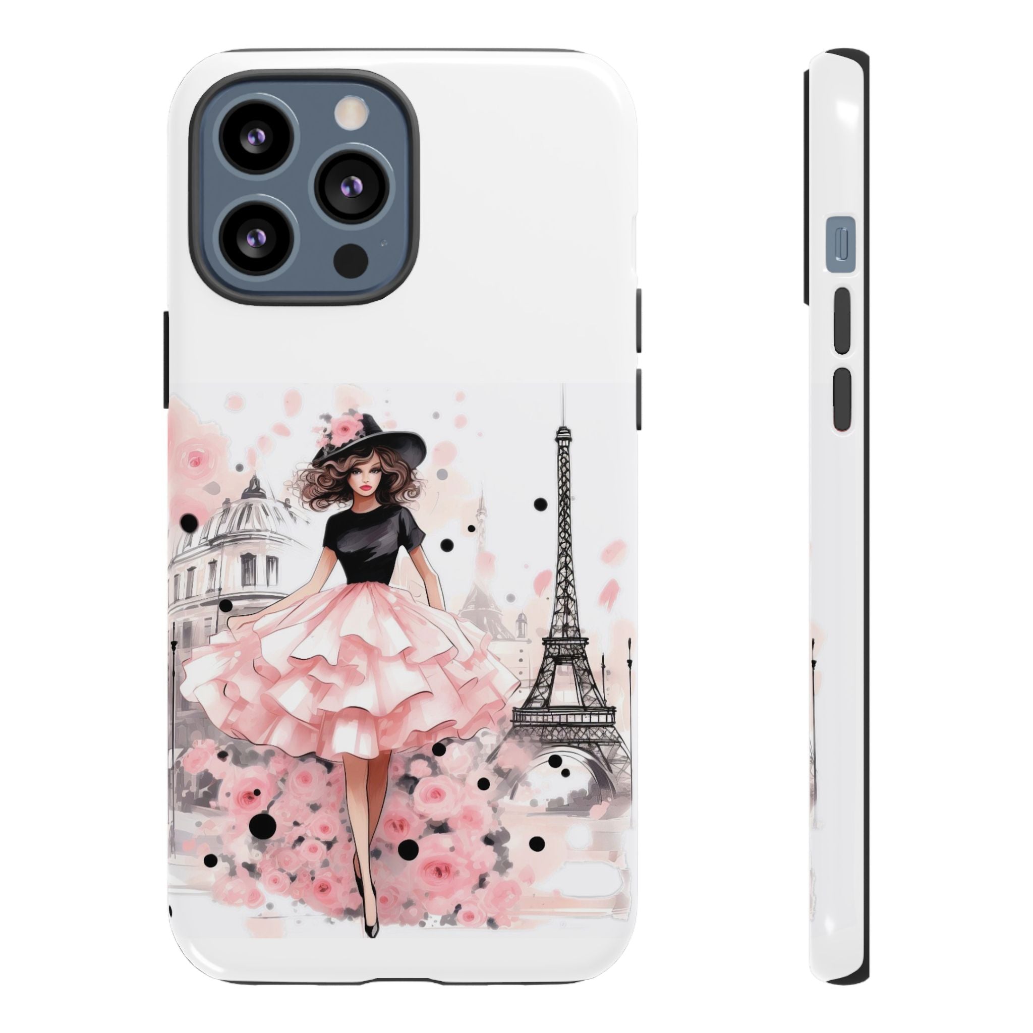 Paris Fashion Illustration Phone Case | Tough Case Printify
