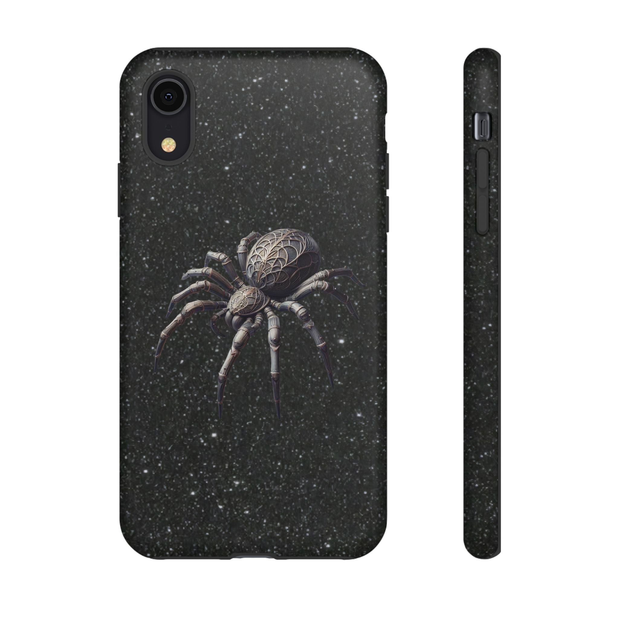 Spider Night Tough Phone Case — Dark Space Tarantula iPhone Cover Printify