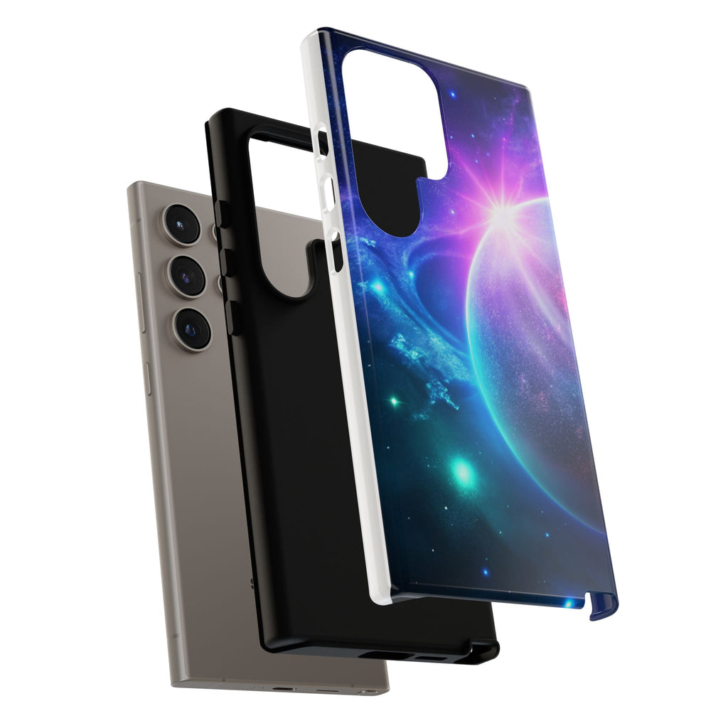 Galaxy Nebula Space Phone Case | Planet Sparkle Tough Case Printify