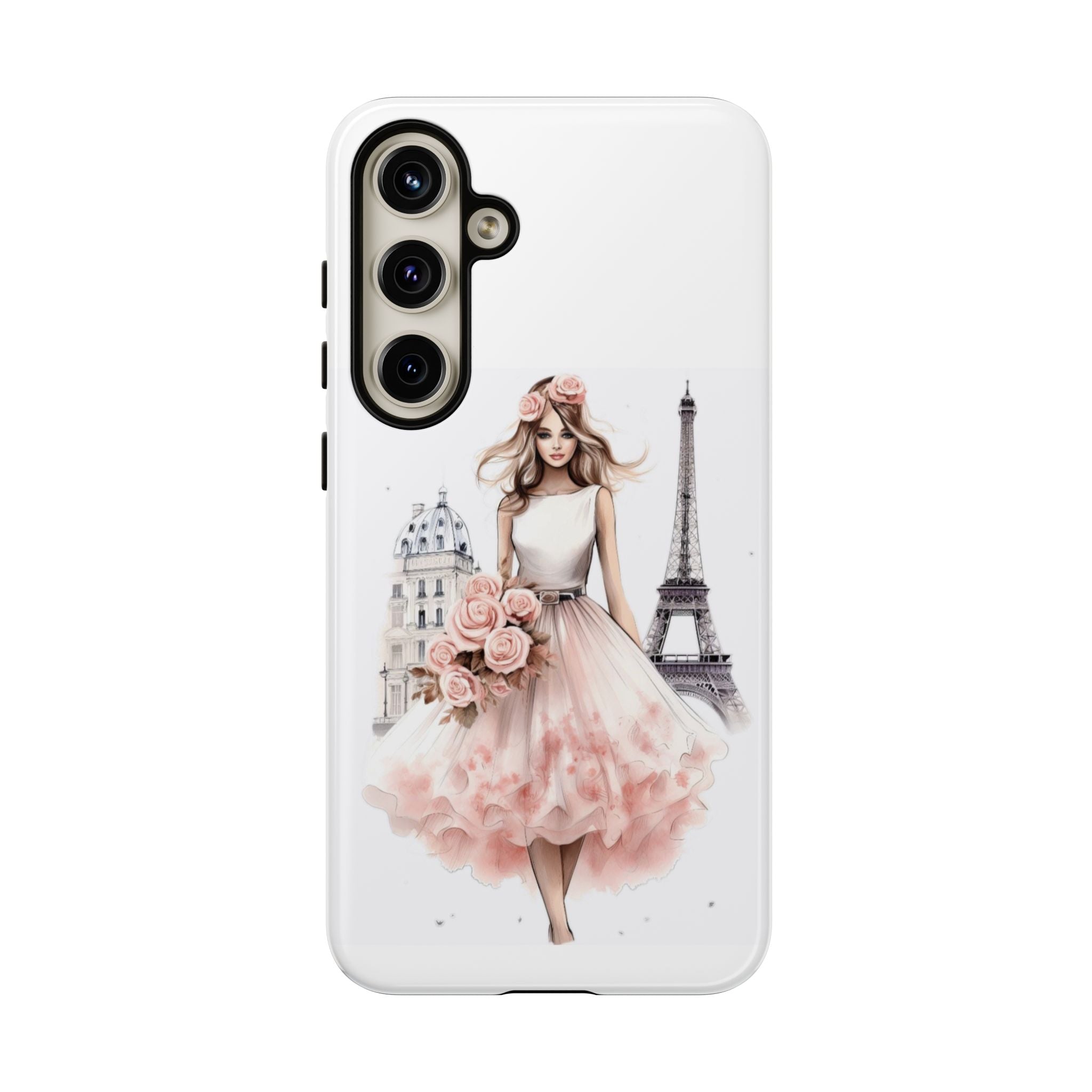 Parisian Ballerina Bouquet phone case | Tough Cases Printify