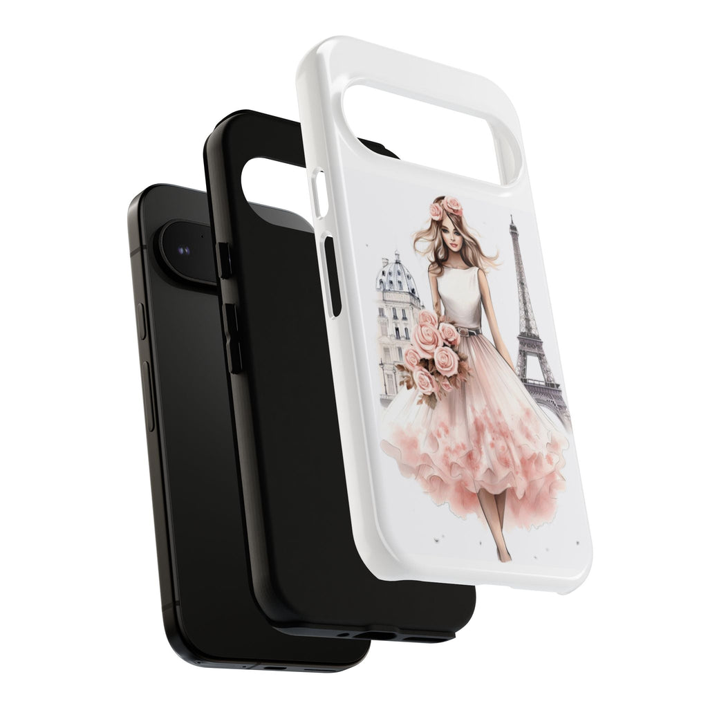 Parisian Ballerina Bouquet phone case | Tough Cases Printify