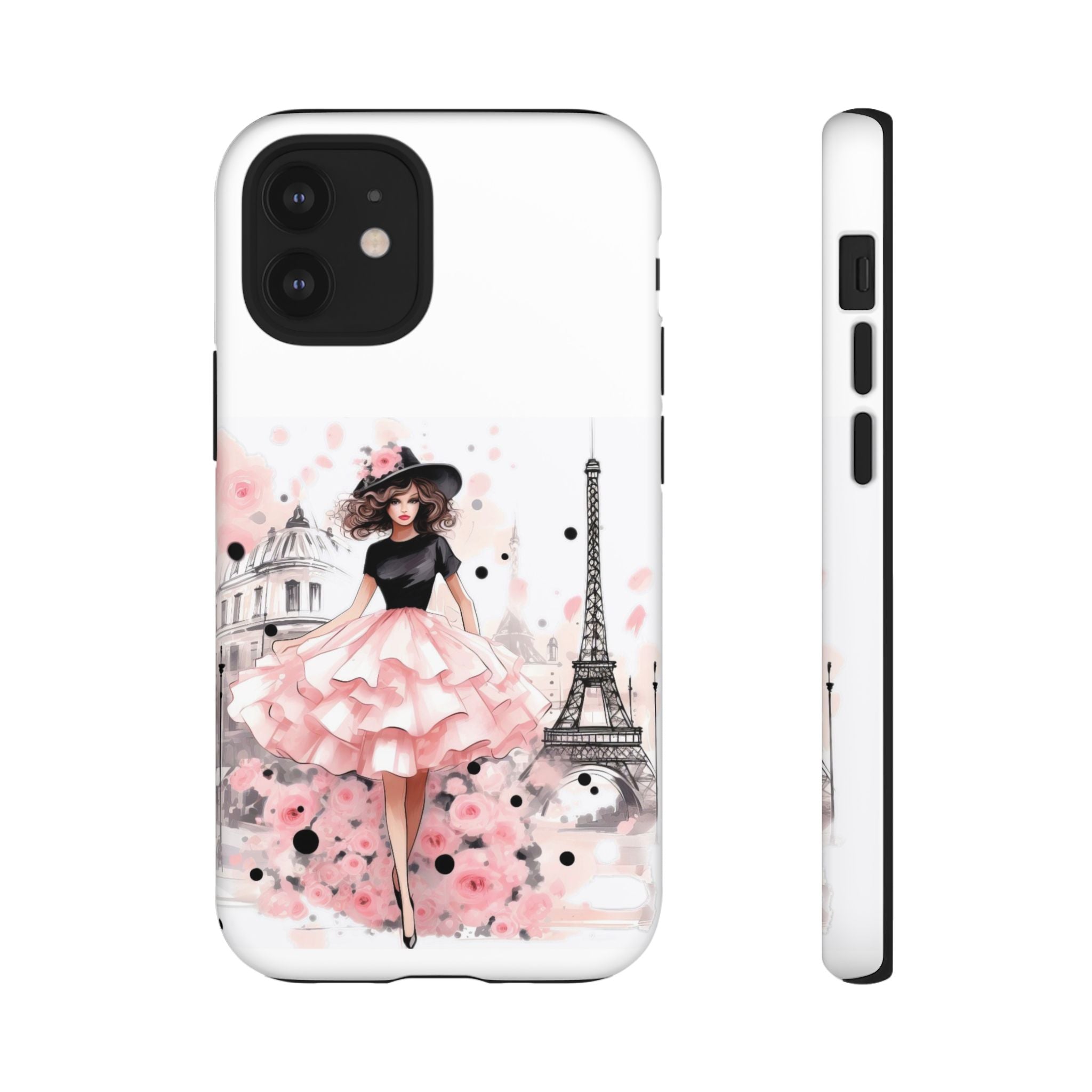 Paris Fashion Illustration Phone Case | Tough Case Printify