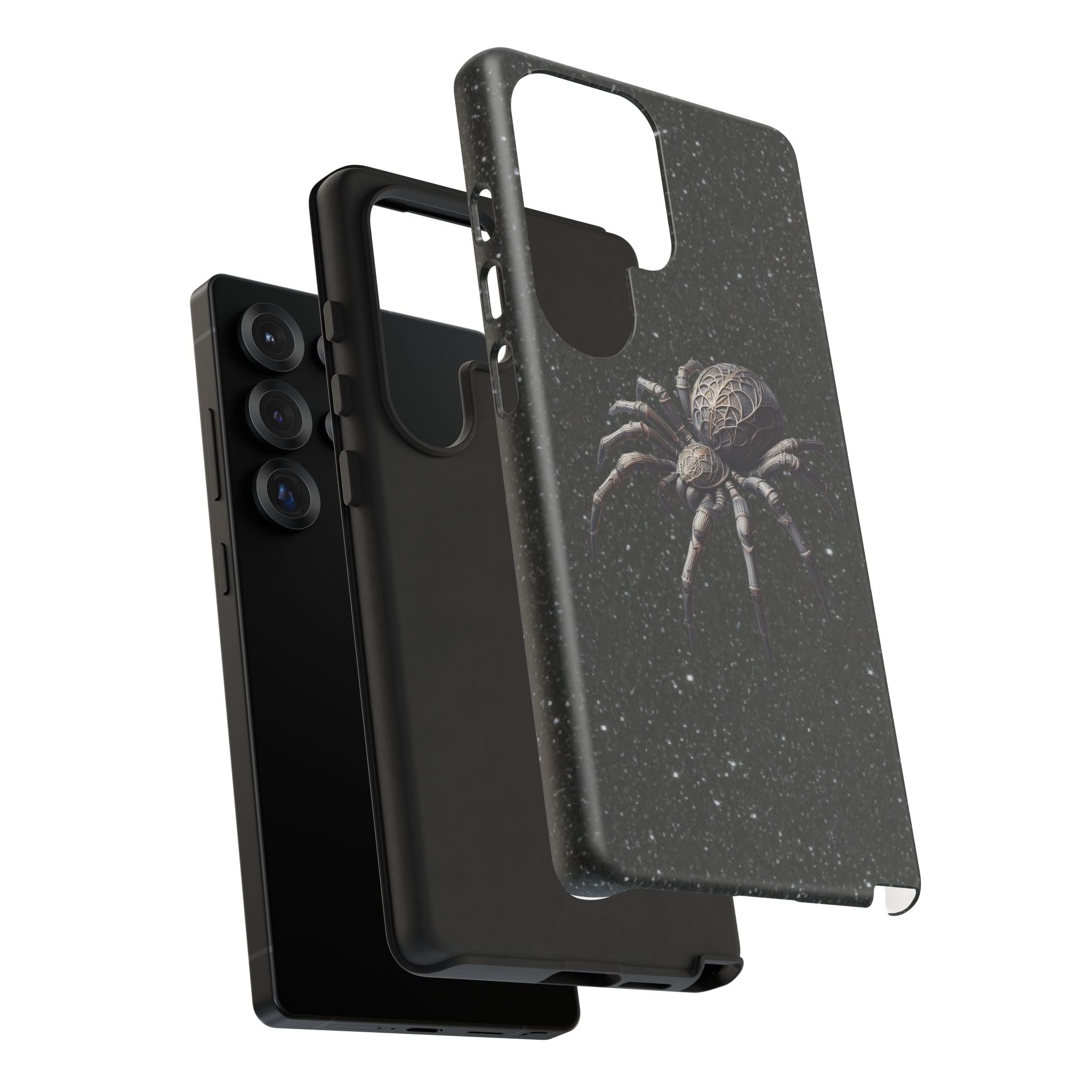 Spider Night Tough Phone Case — Dark Space Tarantula iPhone Cover Printify