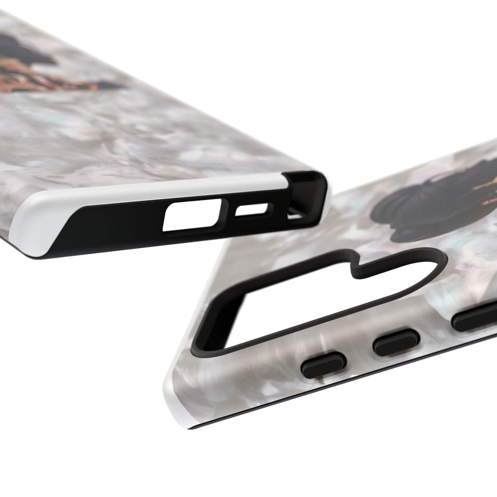 Paris Silhouette Pearl Phone Case — Tough Protective Smartphone Cover Printify