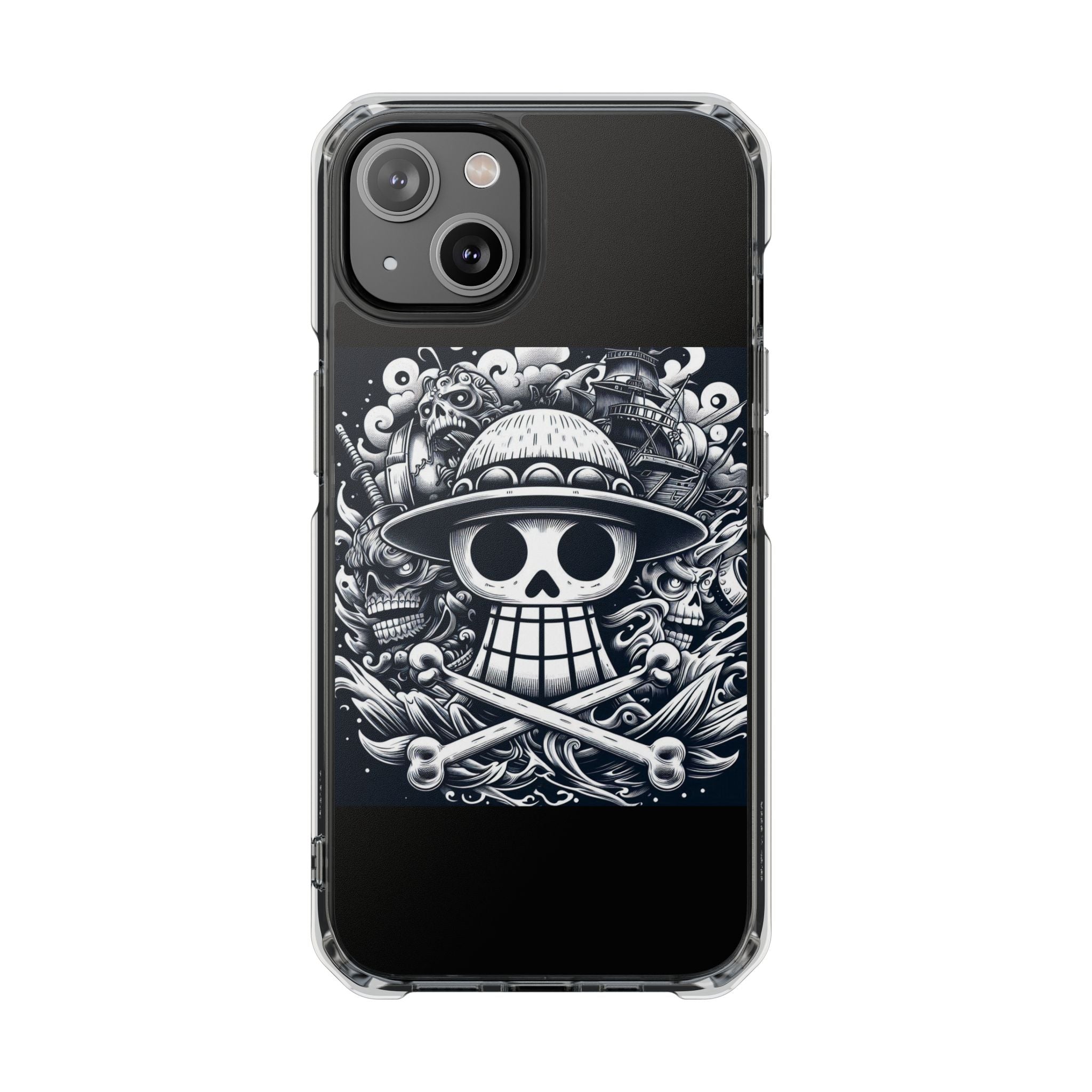 One Piece Case | Magnetic Clear Impact Case Printify