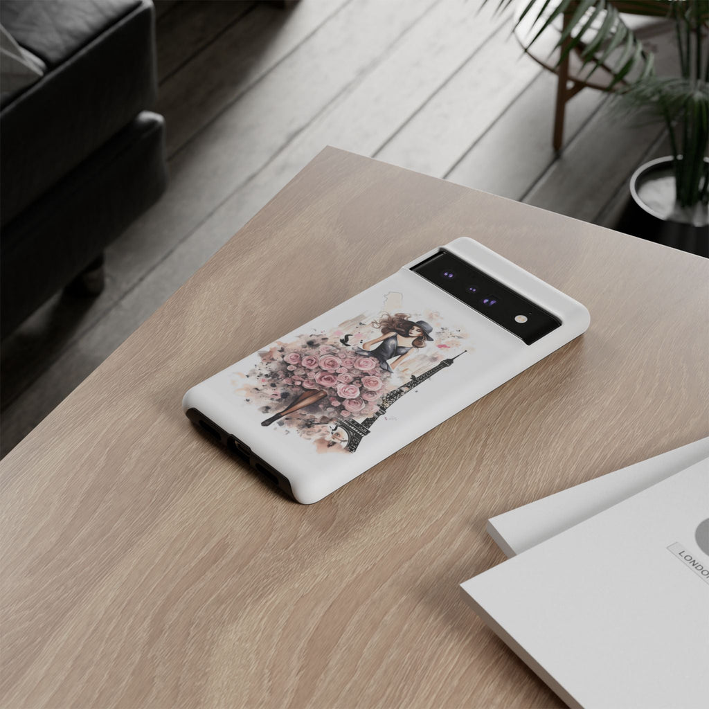 Parisian Rose Dress phone case | iPhone & Samsung slim protective case Printify