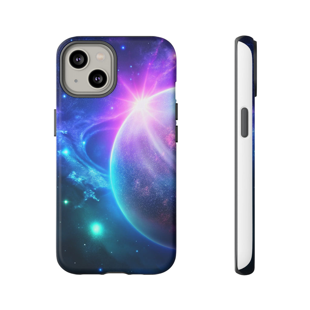 Galaxy Nebula Space Phone Case | Planet Sparkle Tough Case Printify