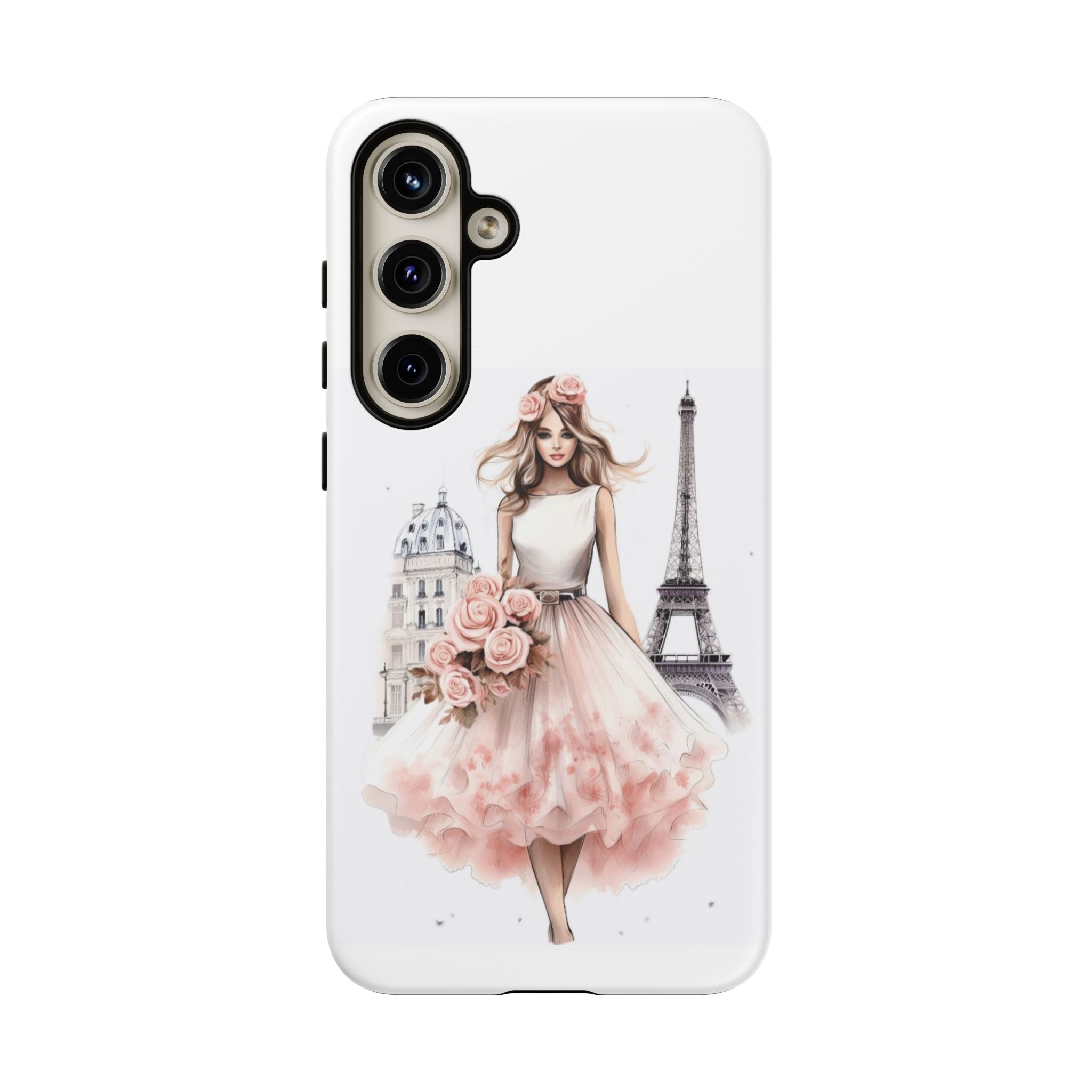 Parisian Ballerina Bouquet phone case | Tough Cases Printify