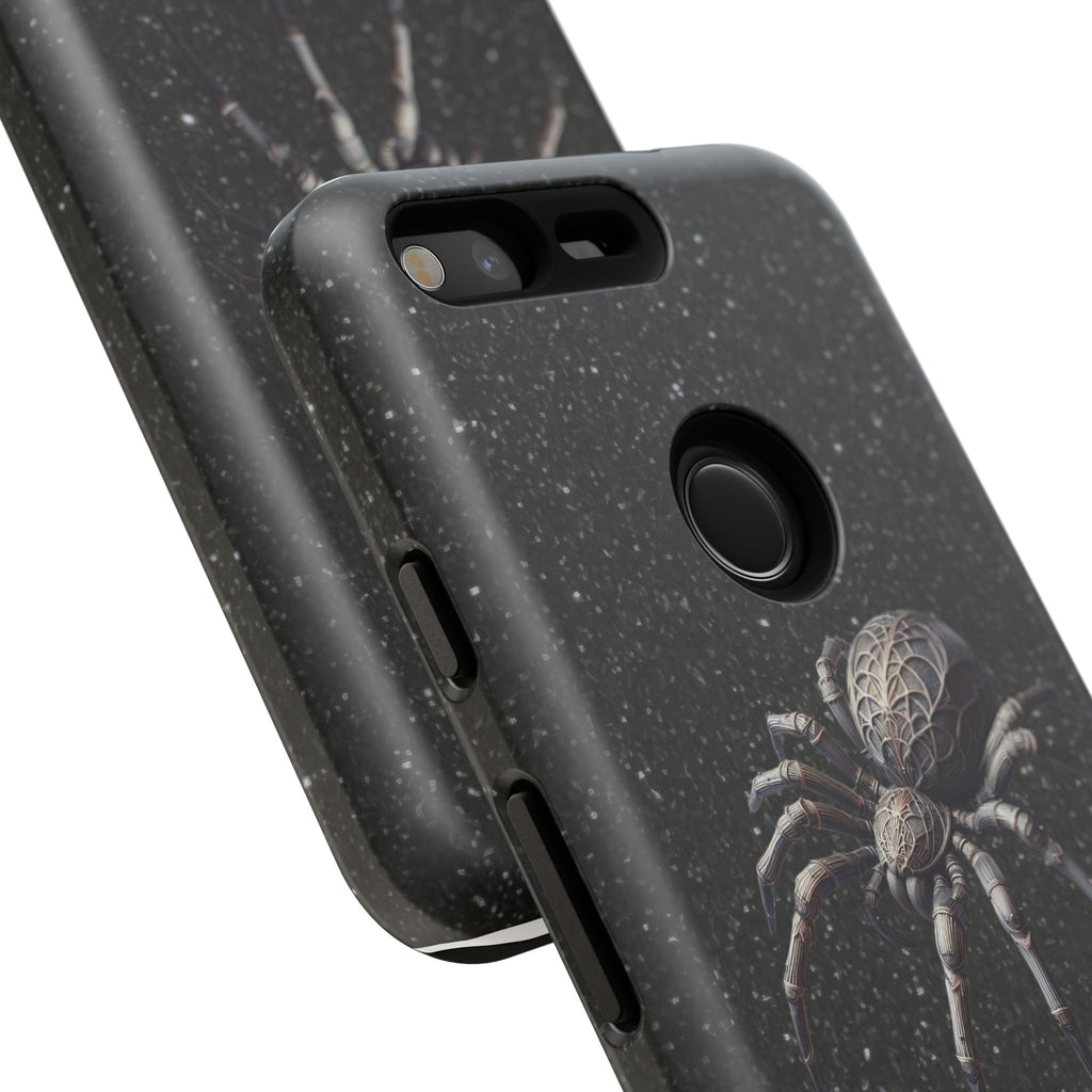 Spider Night Tough Phone Case — Dark Space Tarantula iPhone Cover Printify
