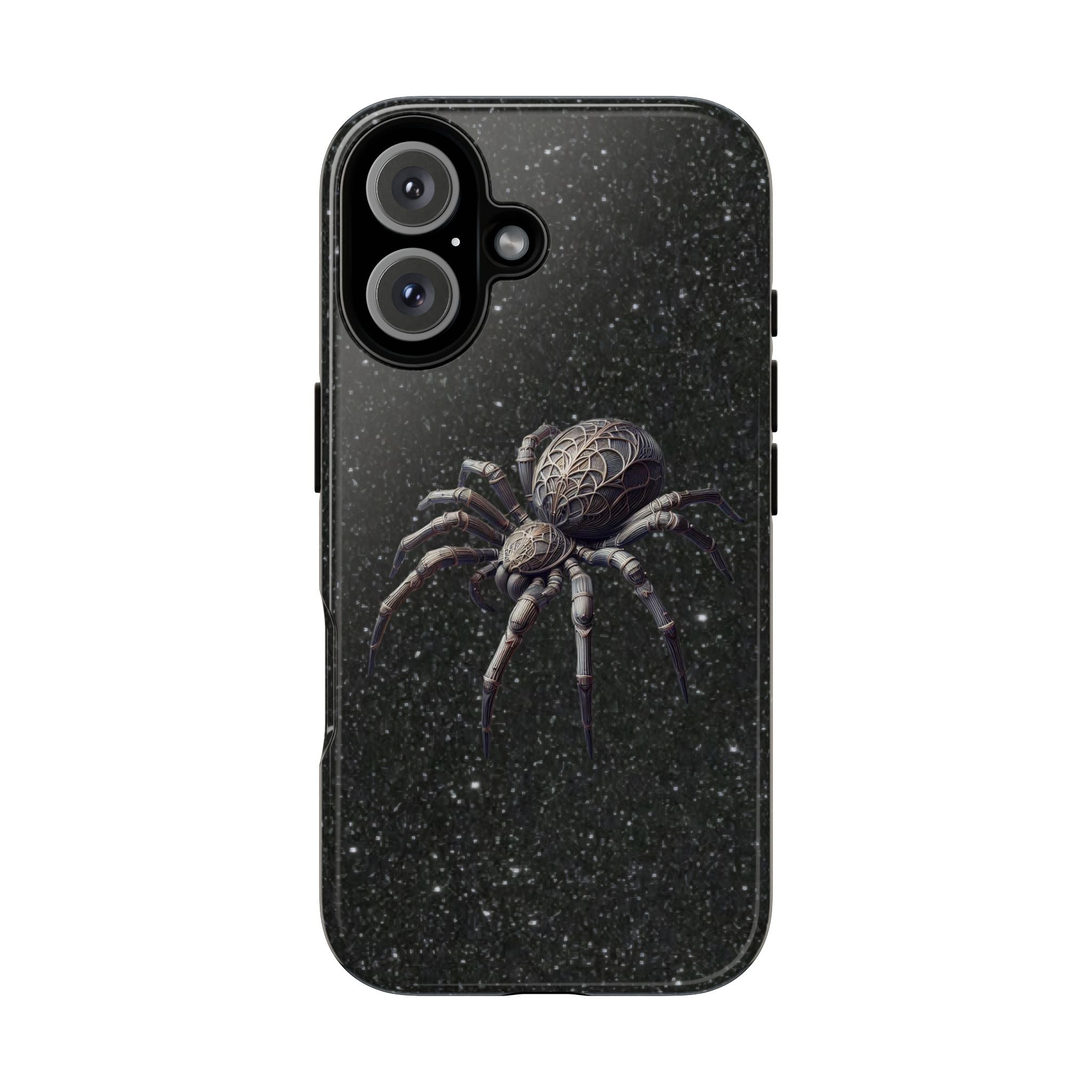 Spider Night Tough Phone Case — Dark Space Tarantula iPhone Cover Printify