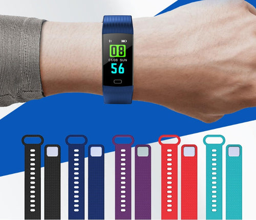 Smart Band Watch - Color Screen Bracelet Heart Rate Activity Fitness