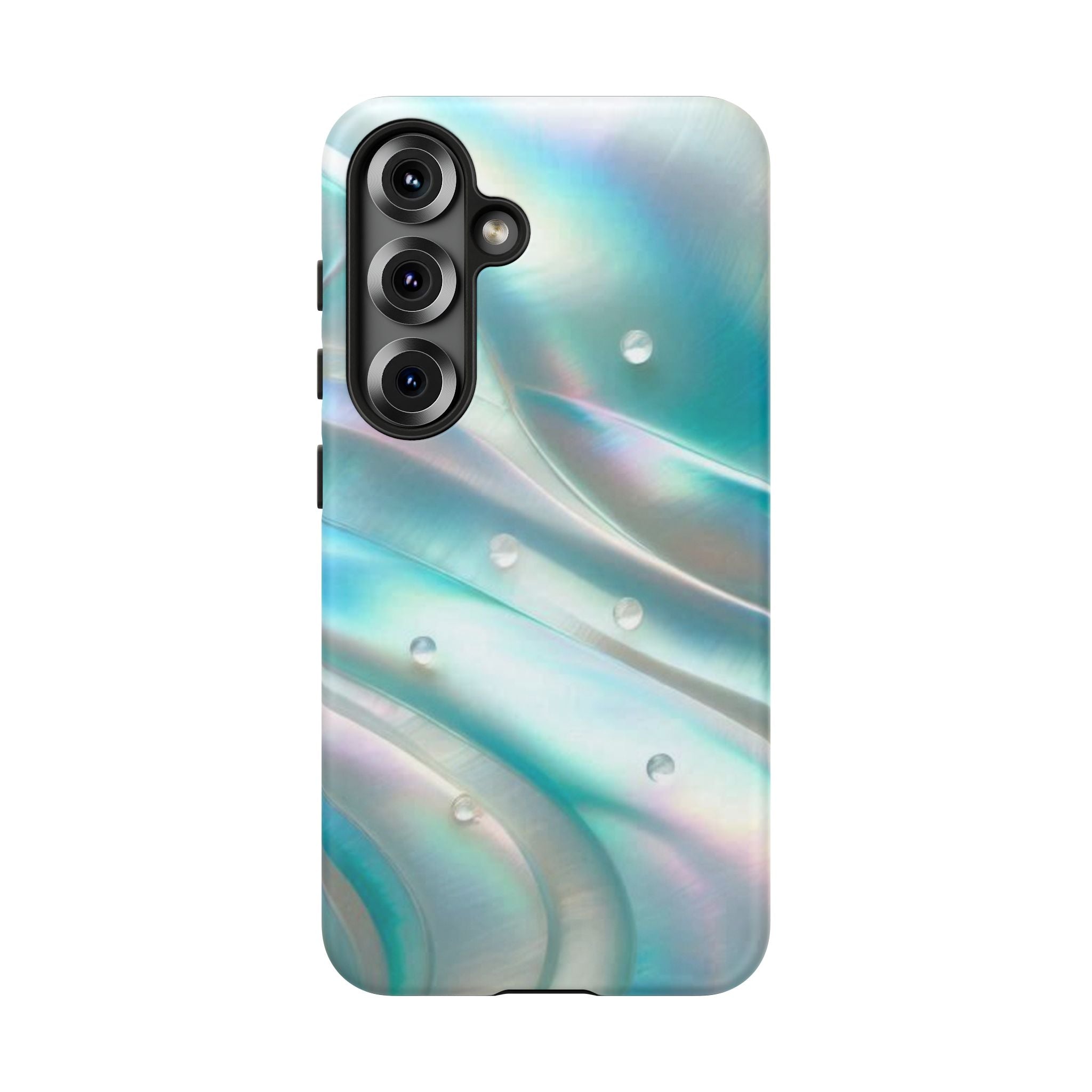 Iridescent Pearl Wave phone case | Tough Cases Printify