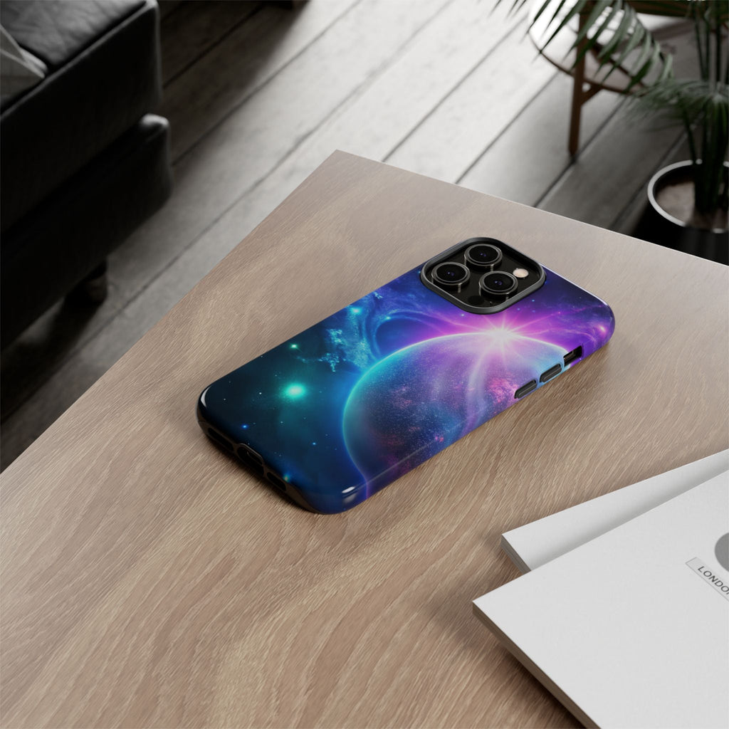 Galaxy Nebula Space Phone Case | Planet Sparkle Tough Case Printify