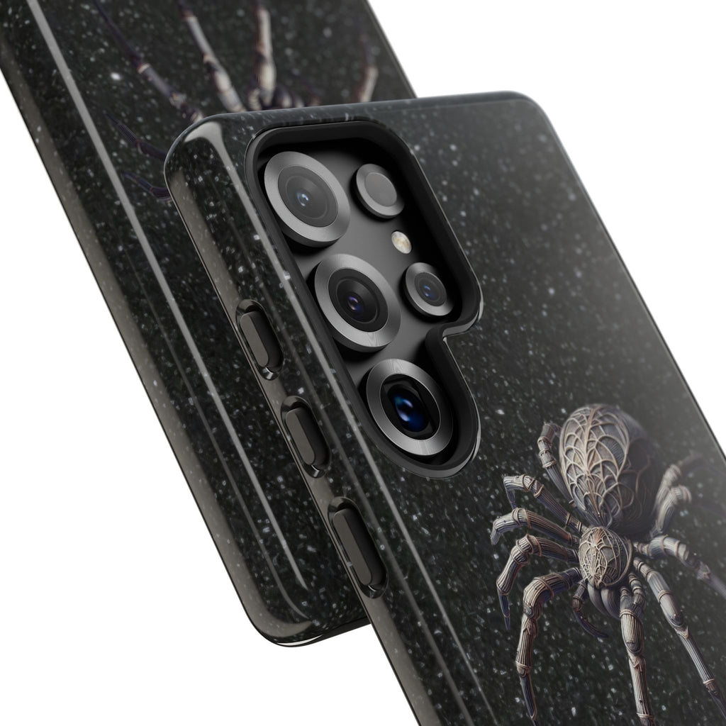 Spider Night Tough Phone Case — Dark Space Tarantula iPhone Cover Printify