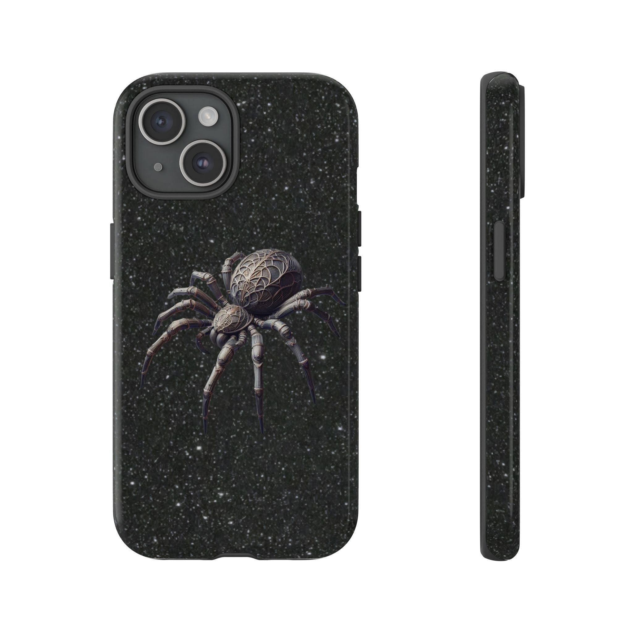 Spider Night Tough Phone Case — Dark Space Tarantula iPhone Cover Printify