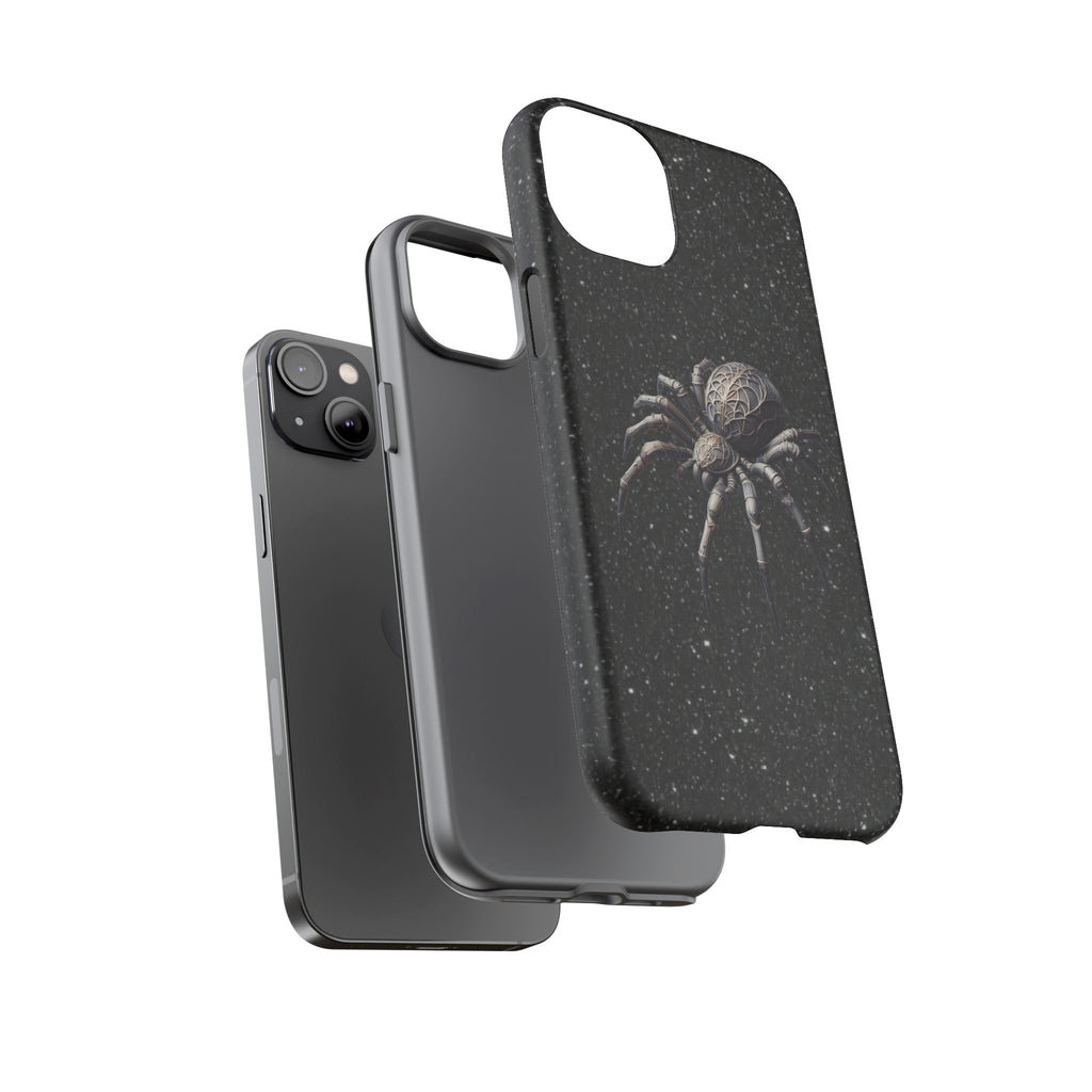 Spider Night Tough Phone Case — Dark Space Tarantula iPhone Cover Printify