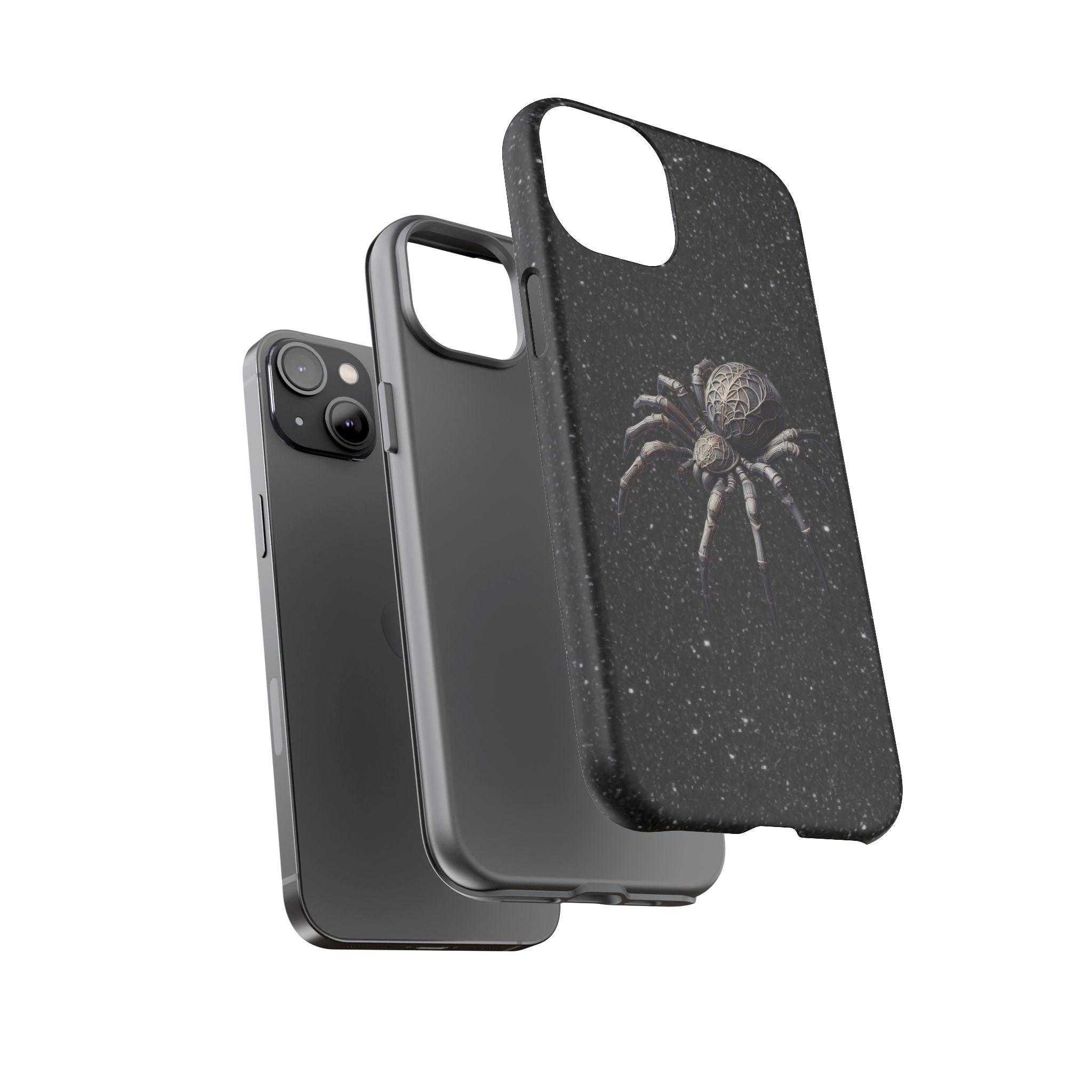 Spider Night Tough Phone Case — Dark Space Tarantula iPhone Cover Printify