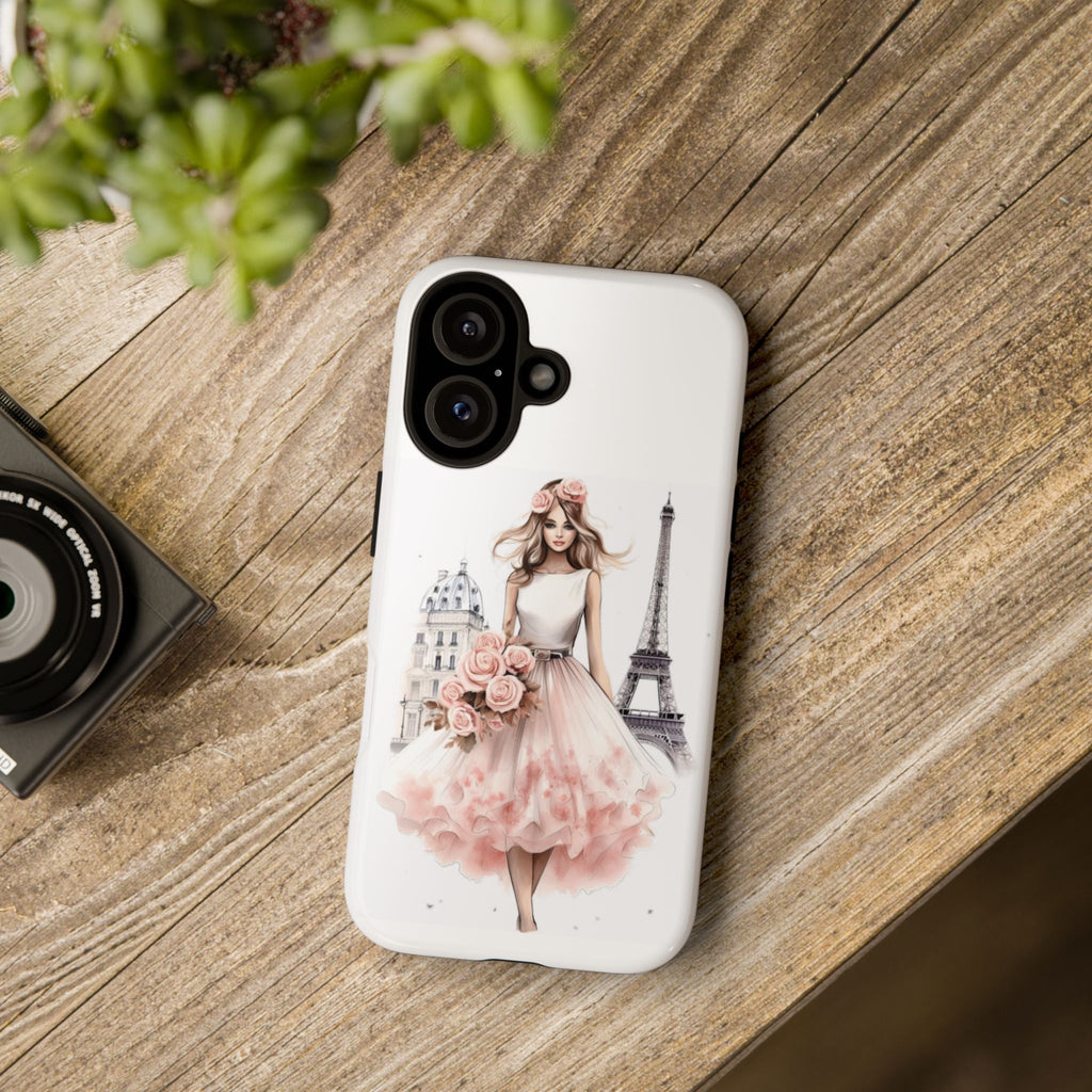 Parisian Ballerina Bouquet phone case | Tough Cases Printify