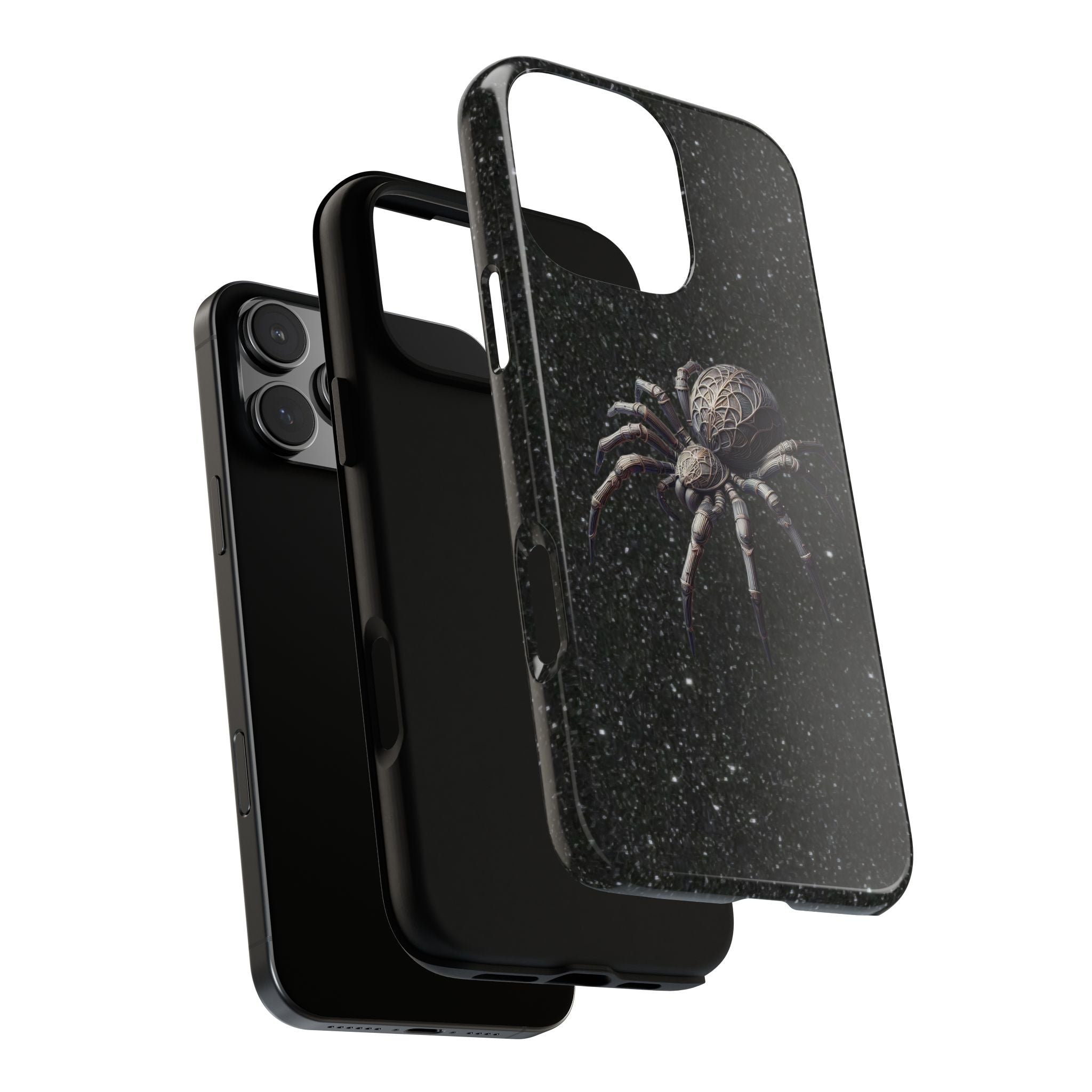 Spider Night Tough Phone Case — Dark Space Tarantula iPhone Cover Printify