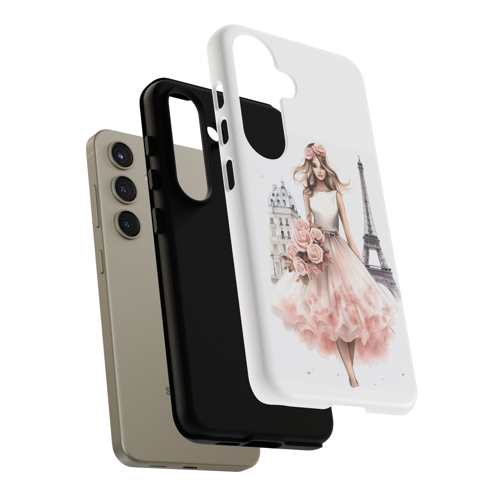 Parisian Ballerina Bouquet phone case | Tough Cases Printify