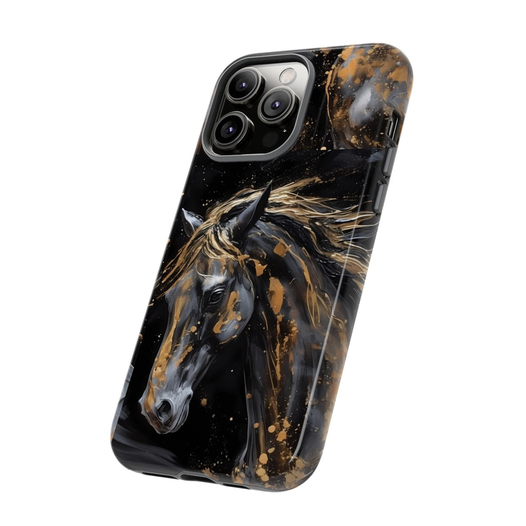 Golden Paint Horse Phone Case | Tough Case Printify