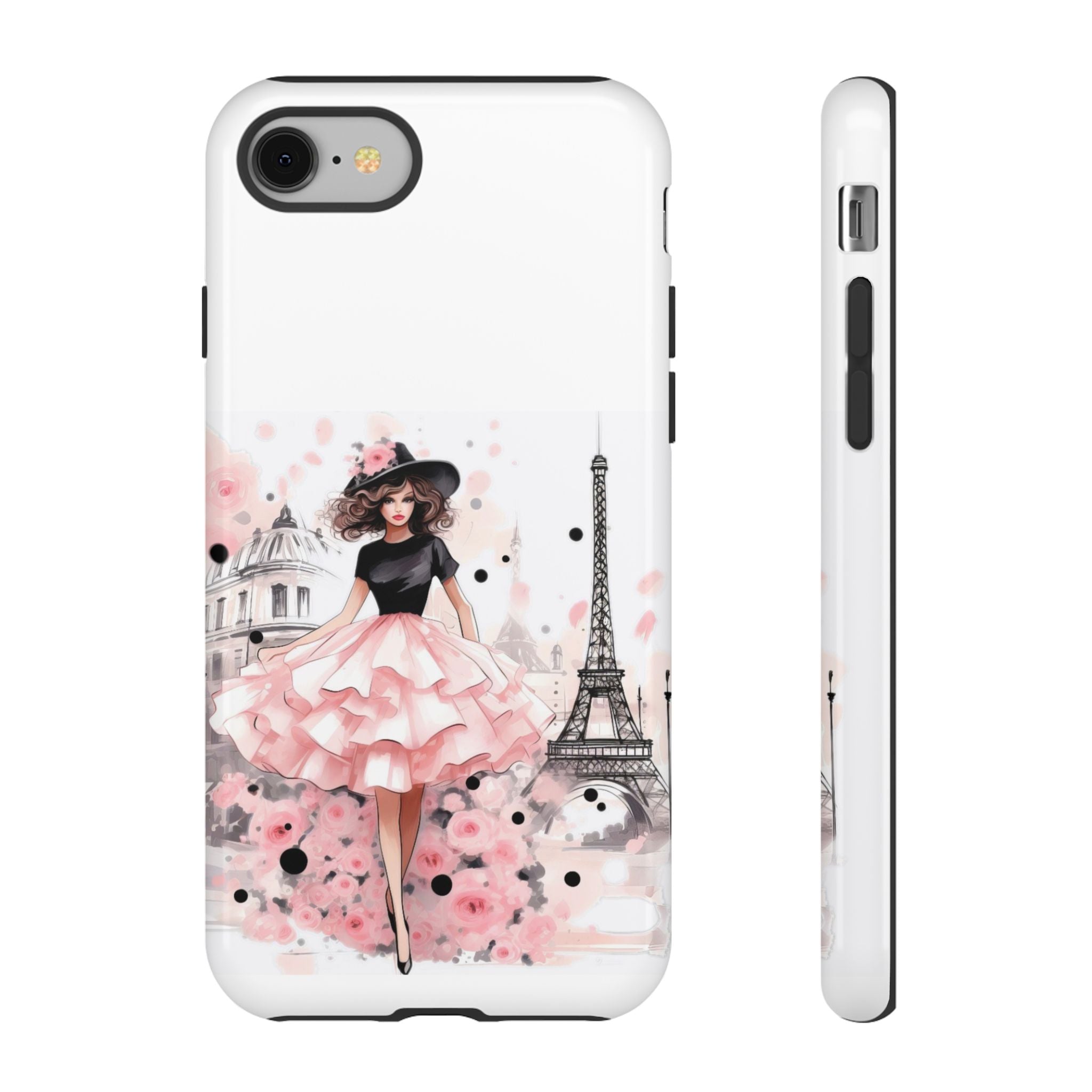 Paris Fashion Illustration Phone Case | Tough Case Printify